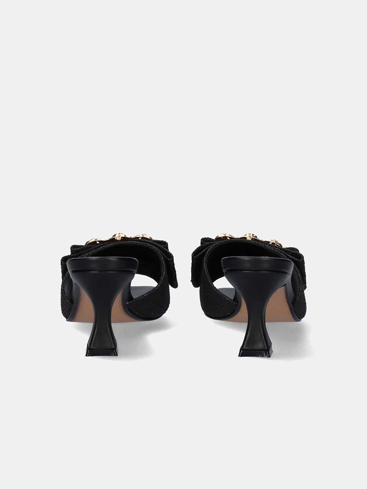 LUCIA-190 RAFFIA BLACK