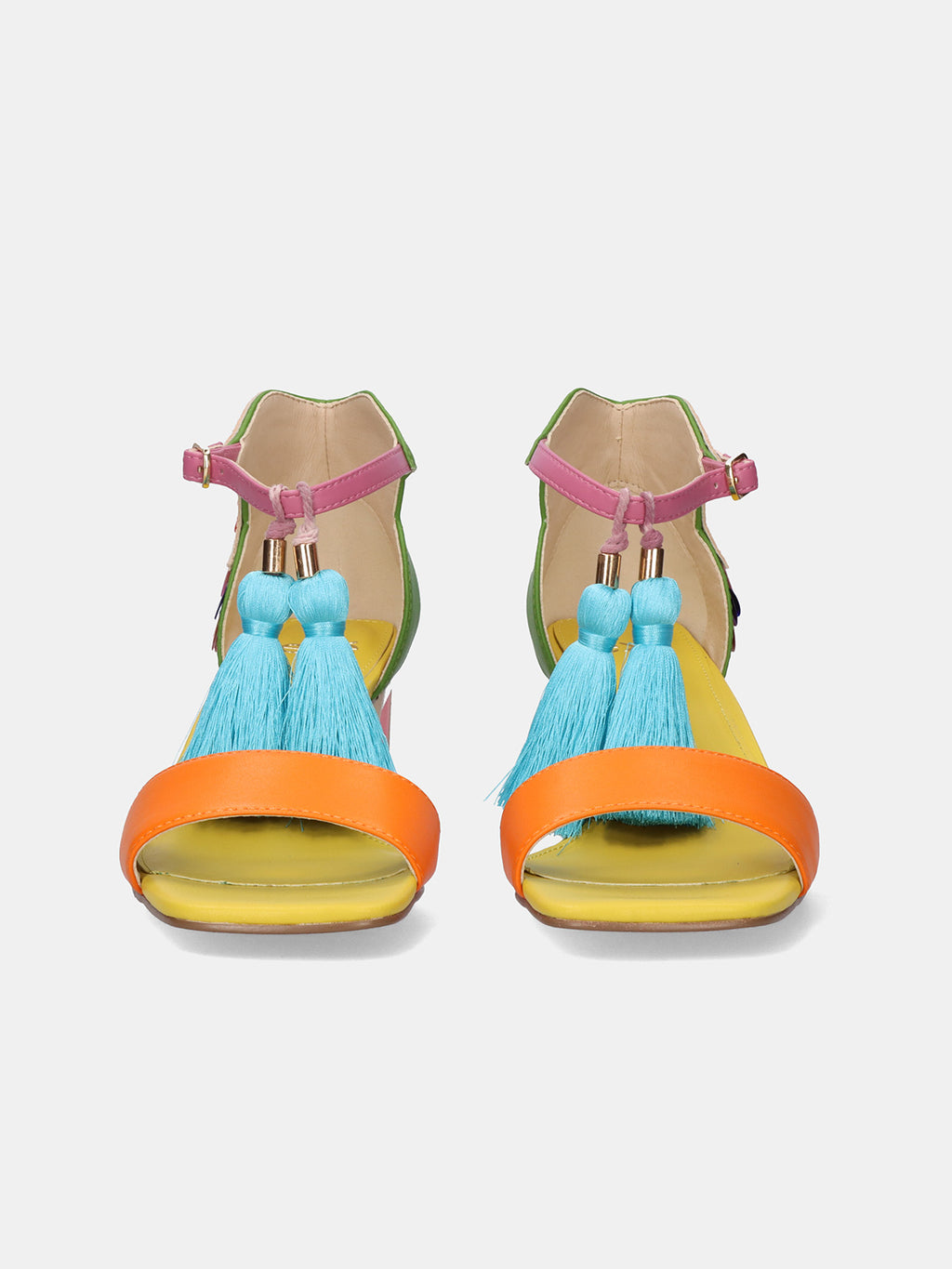 LUISA-310 PU GREEN ORANGE