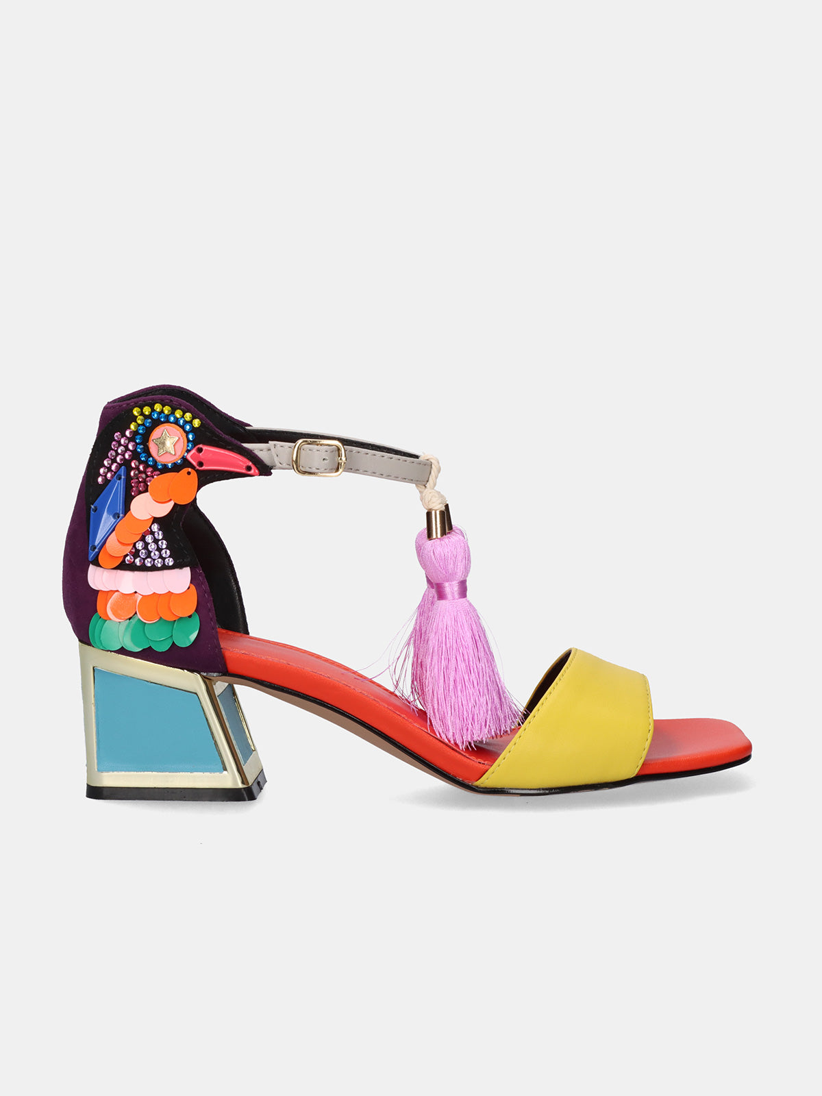 LUISA-310 PU PURPLE YELLOW