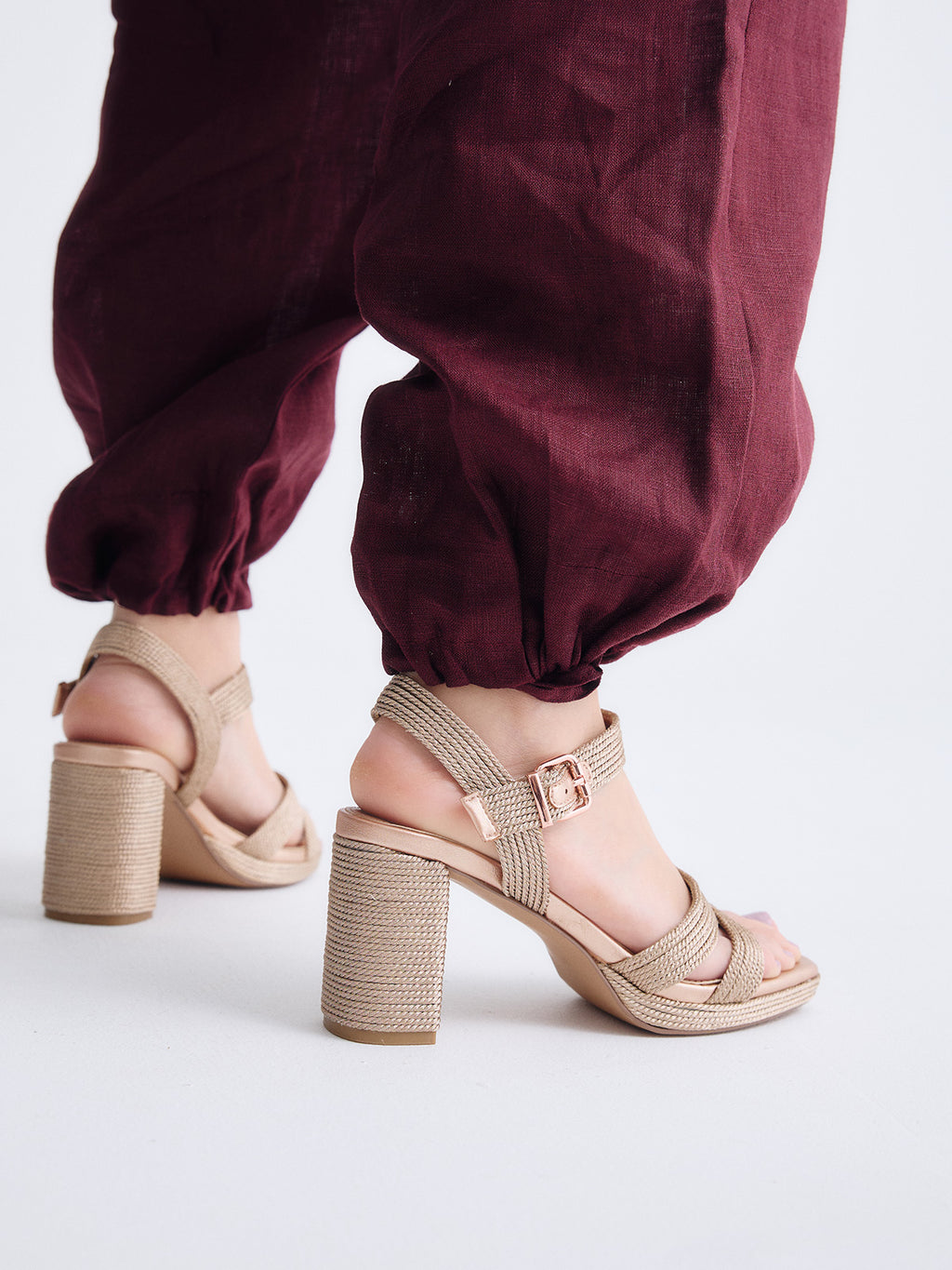 LUISA-777 EMBROIDERY PINK GOLD