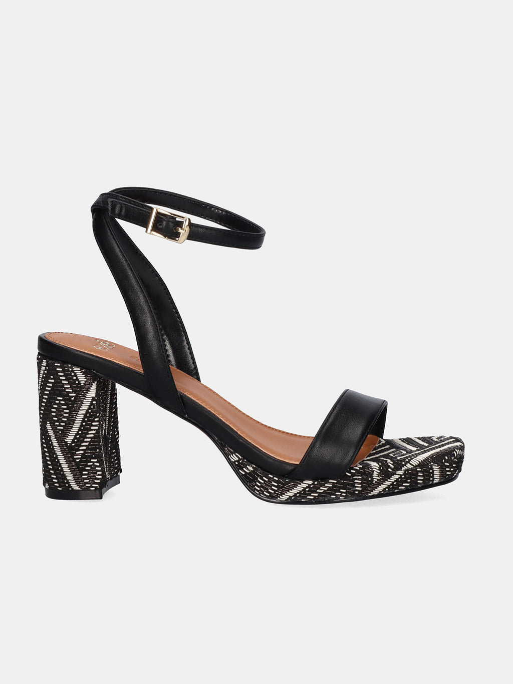 LUISA-778 RAFFIA BLACK PEWTER