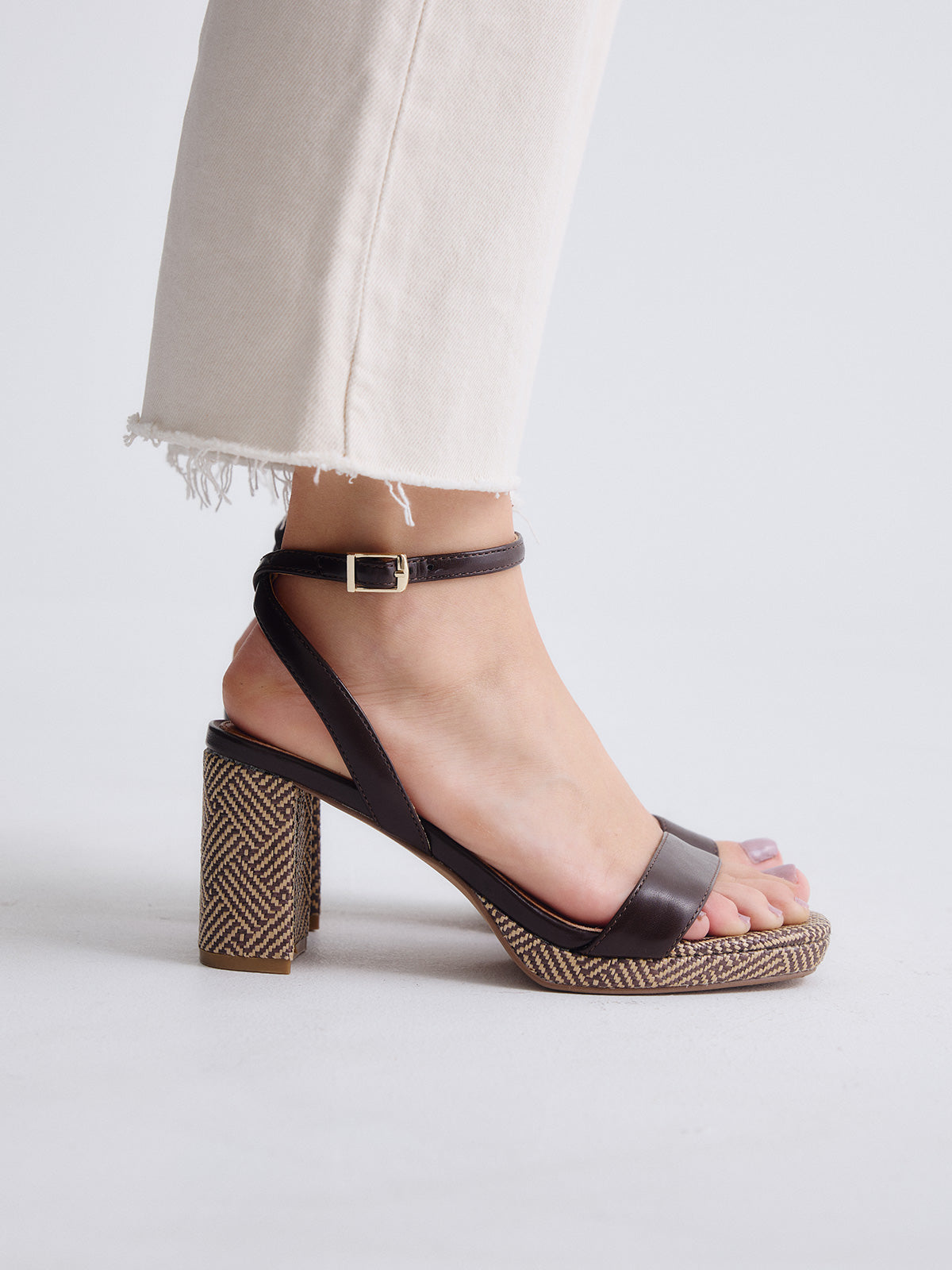 LUISA-778 RAFFIA BROWN BEIGE