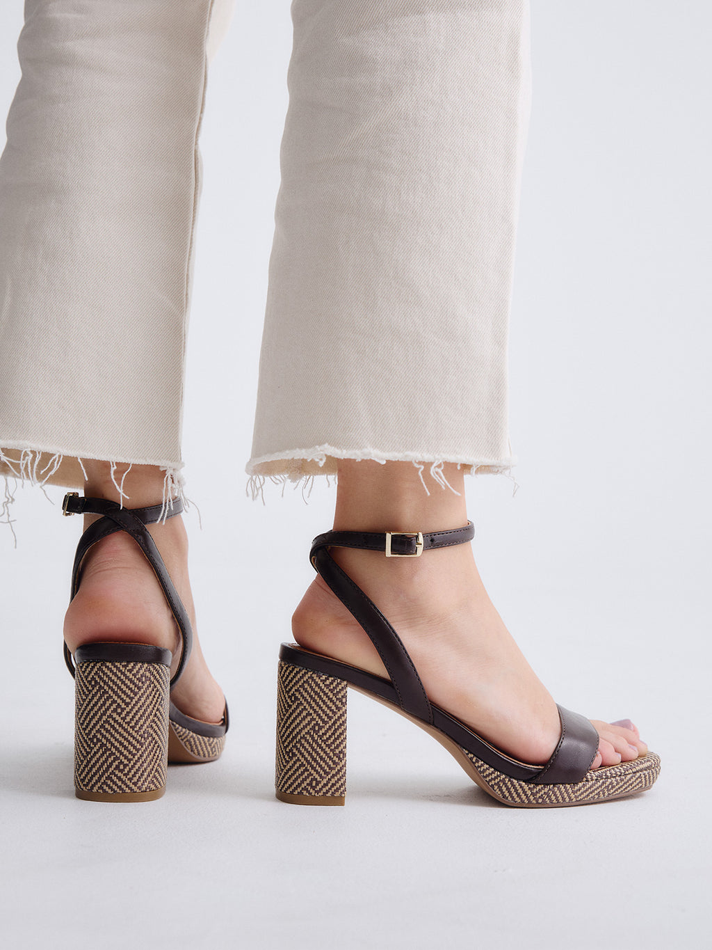 LUISA-778 RAFFIA BROWN BEIGE