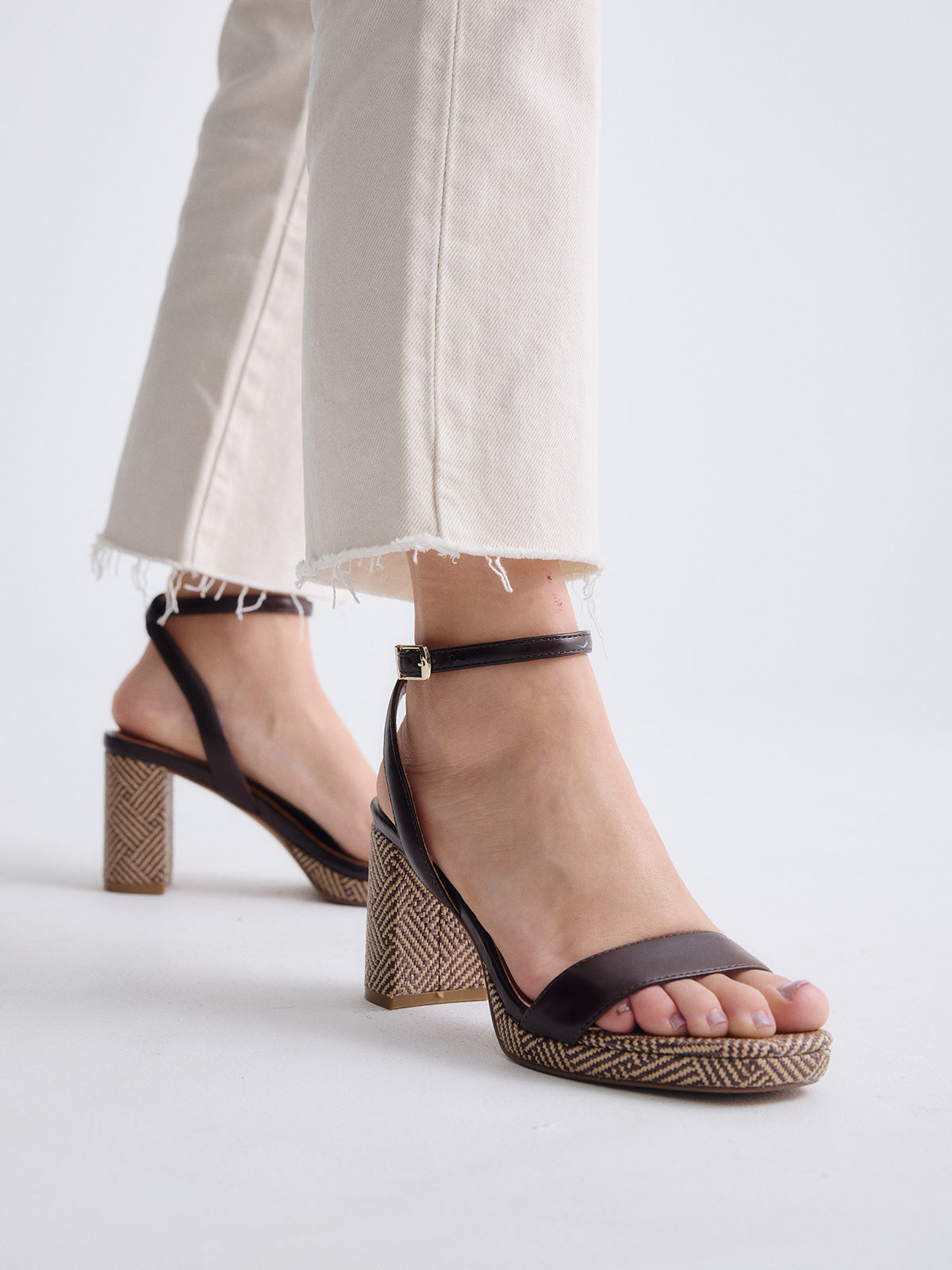 LUISA-778 RAFFIA BROWN BEIGE