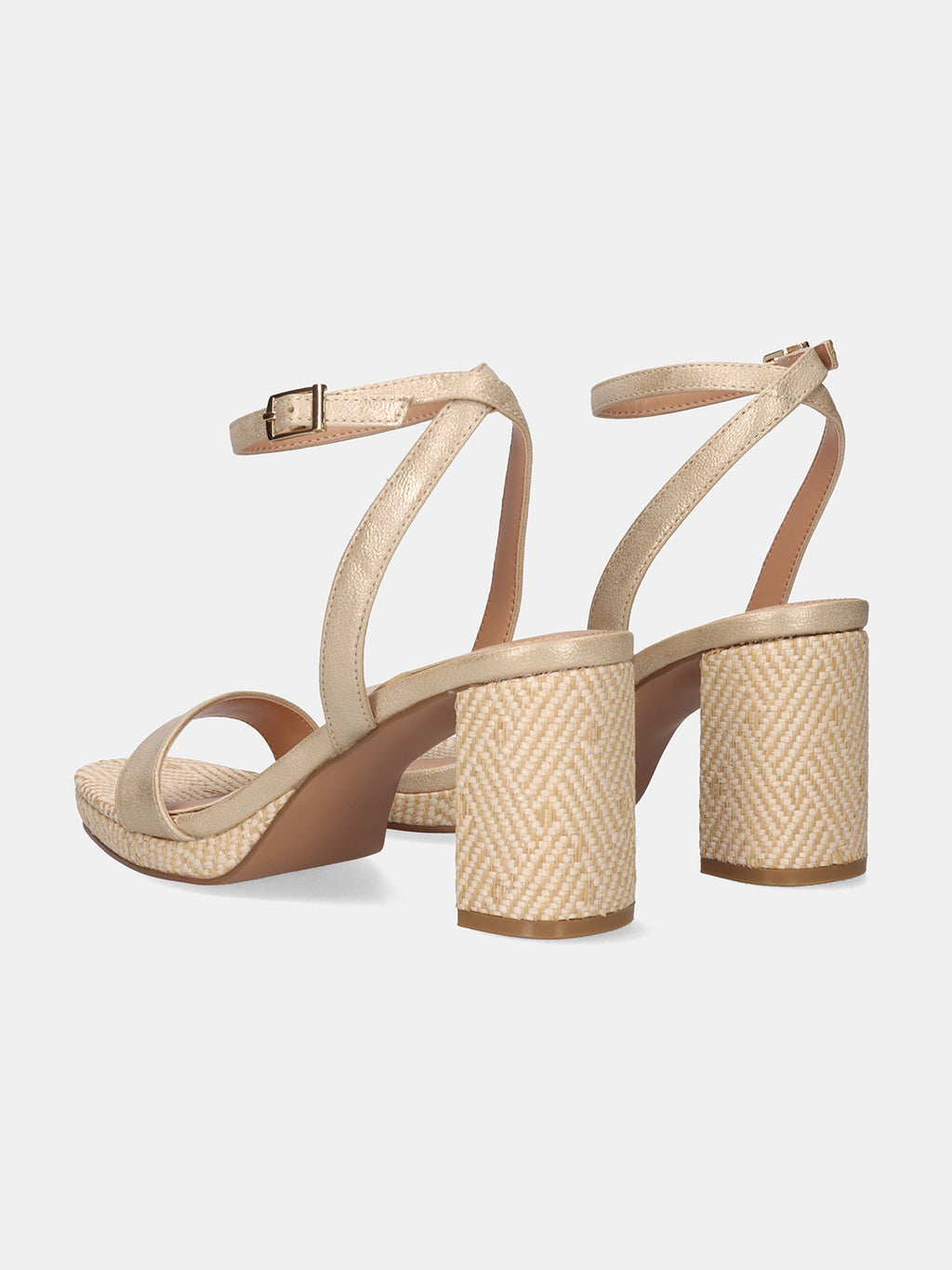 LUISA-778 RAFFIA GOLD BEIGE