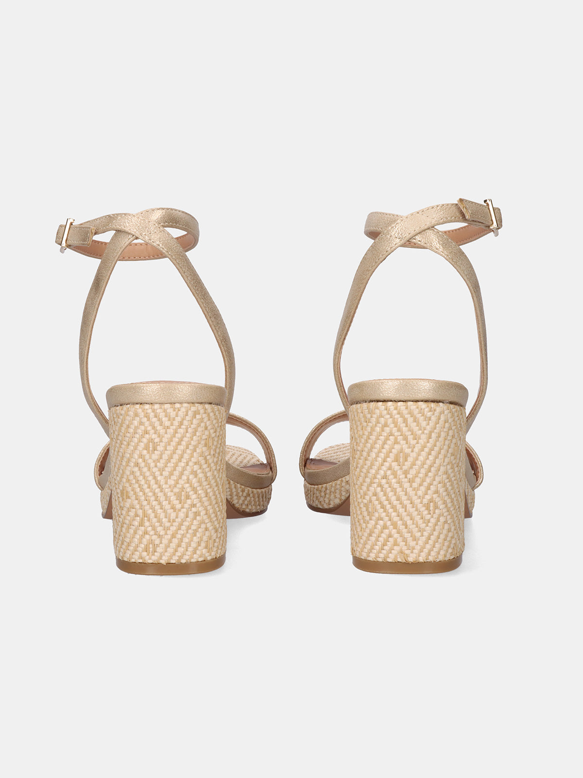 LUISA-778 RAFFIA GOLD BEIGE