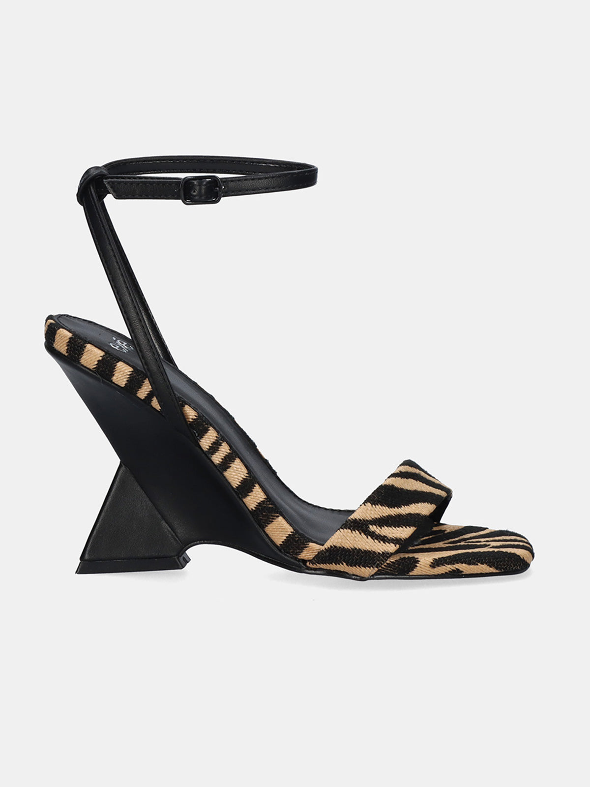 MANDY-173 ZEBRA BEIGE BLK