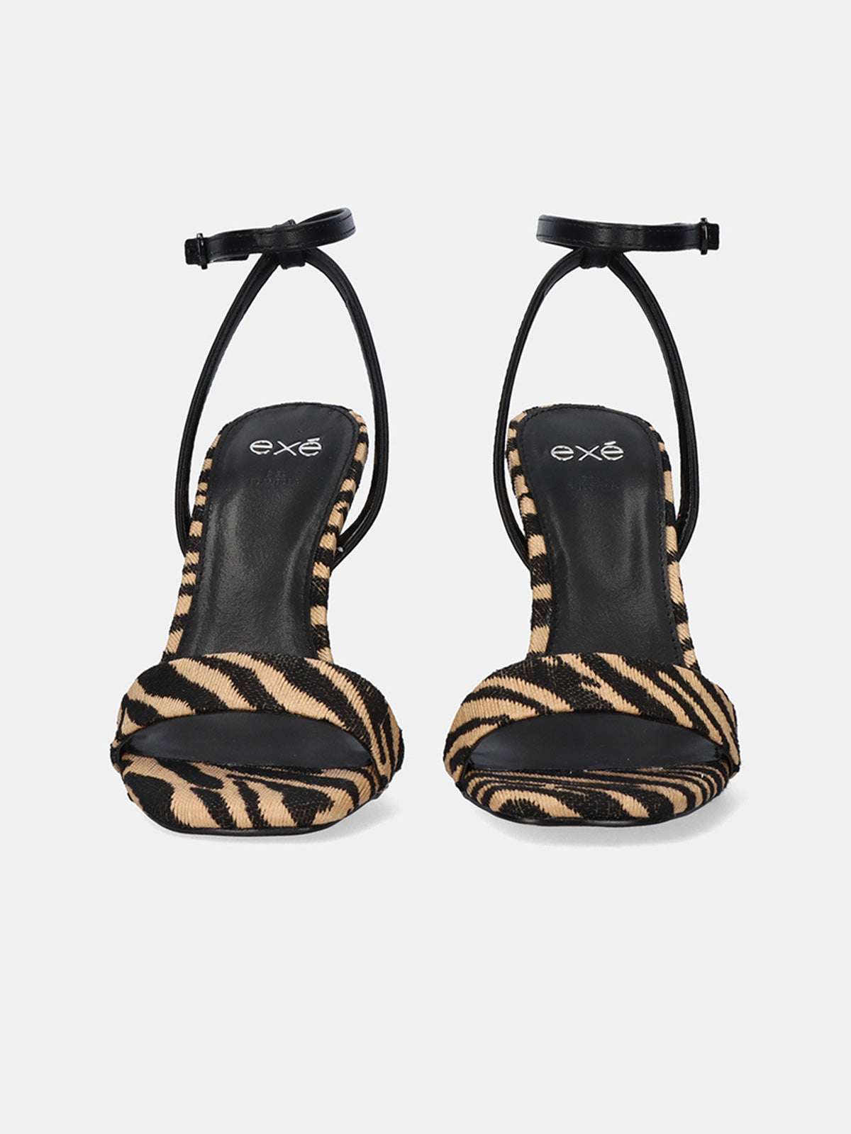 MANDY-173 ZEBRA BEIGE BLK
