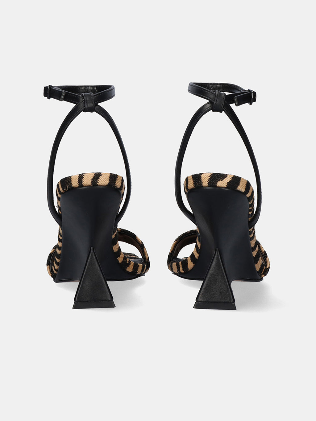 MANDY-173 ZEBRA BEIGE BLACK