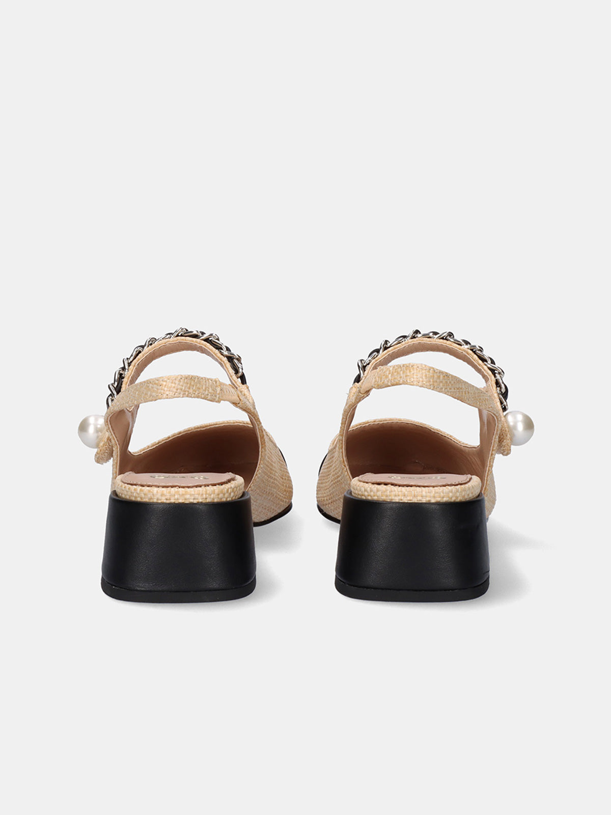 MINI-533 RAFFIA BEIGE BLACK