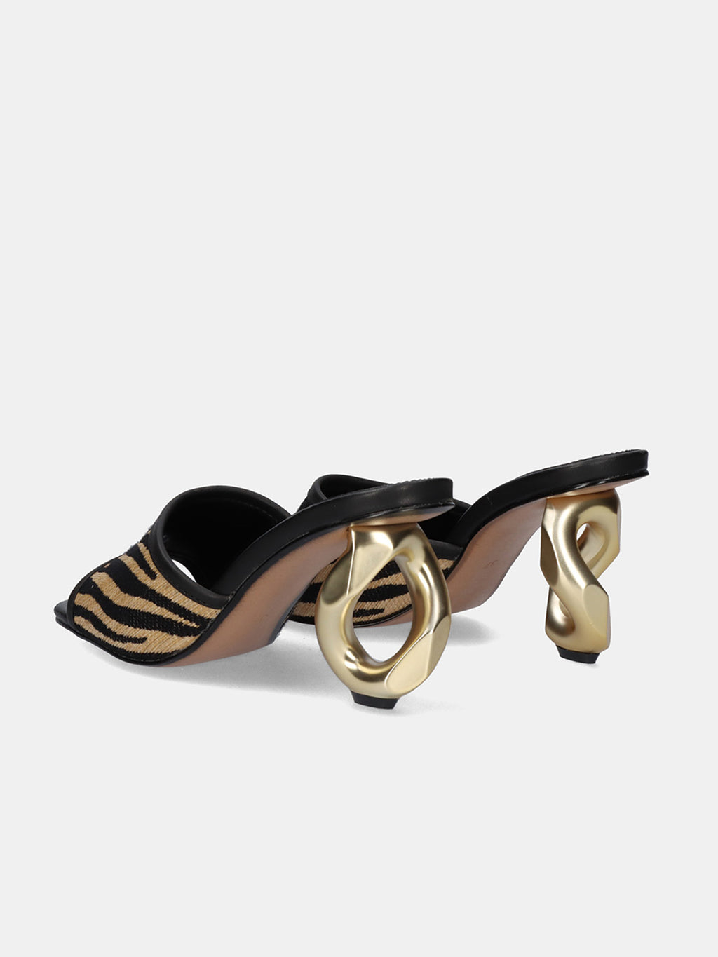 MONICA-312 ZEBRA BEIGE BLACK