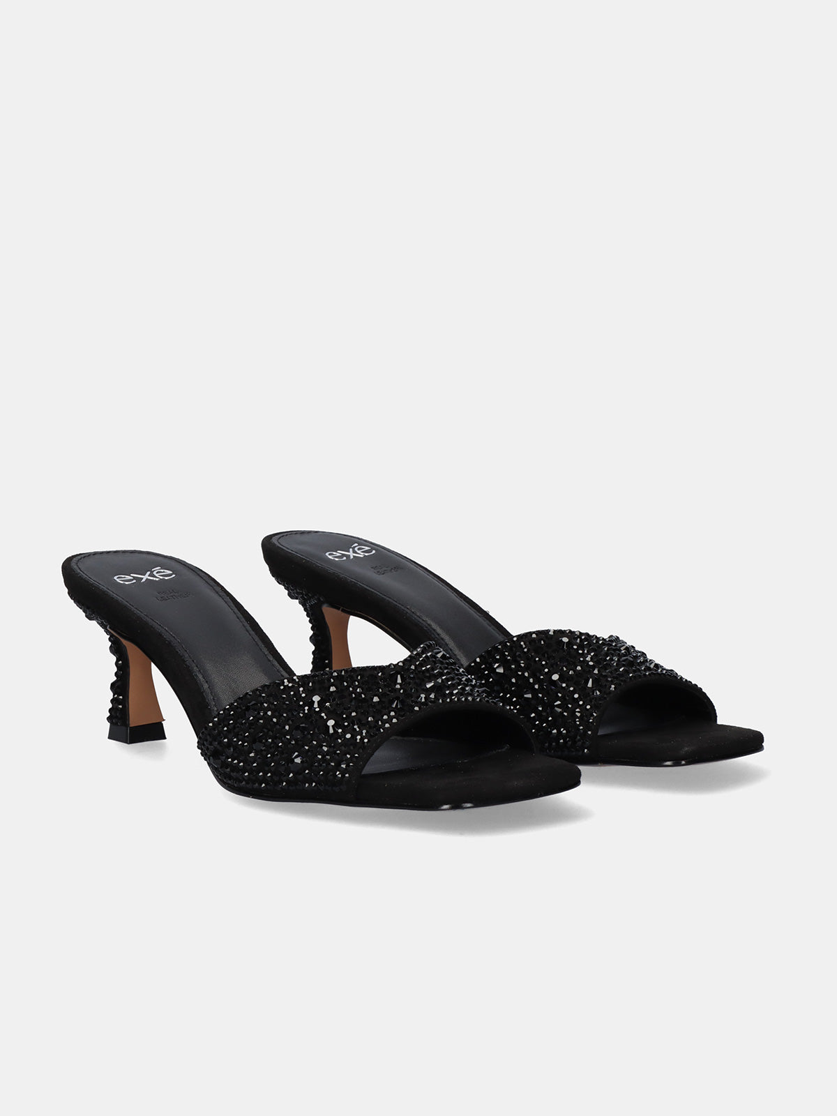 MONICA-440 STRASS BLACK