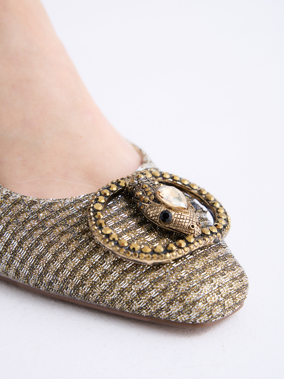 NADINE-310 GLITTER GOLD