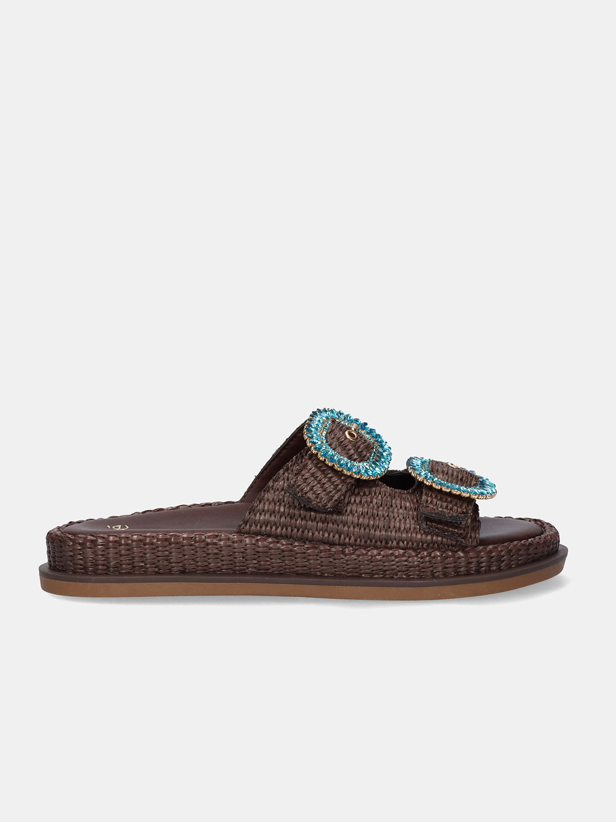 NAPOLI-817 RAFFIA BROWN