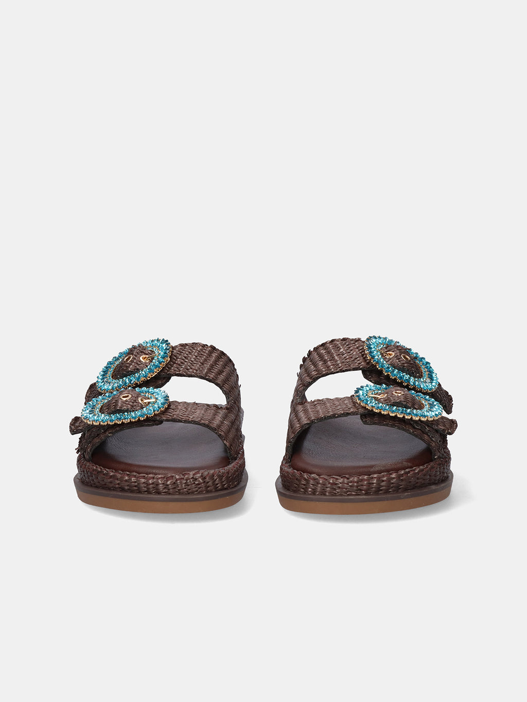 NAPOLI-817 RAFFIA BROWN