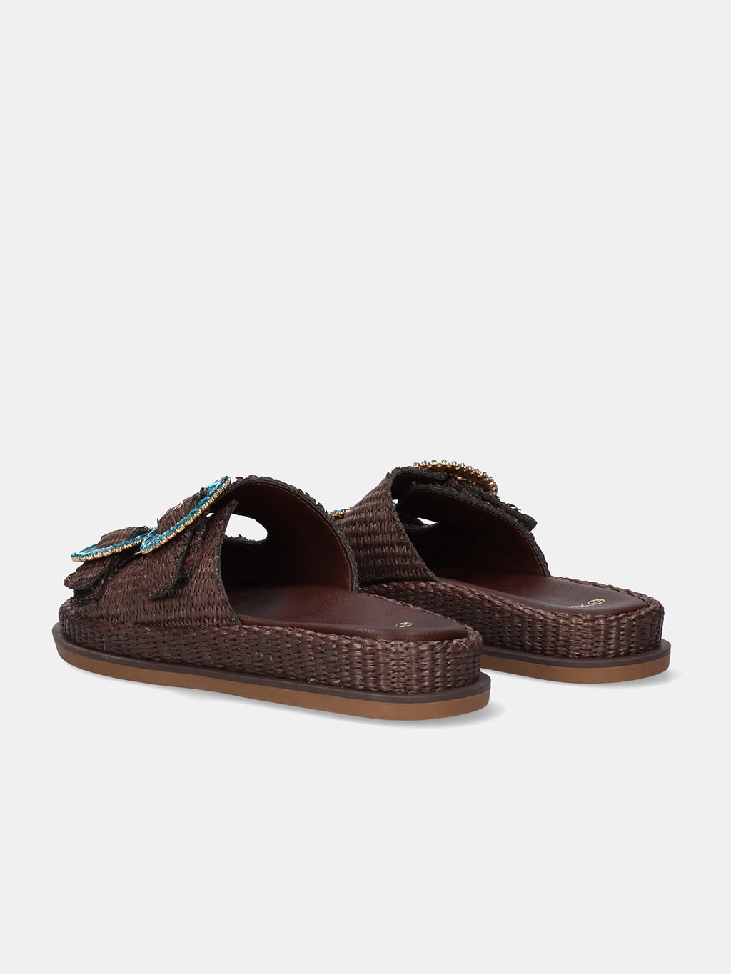 NAPOLI-817 RAFFIA BROWN
