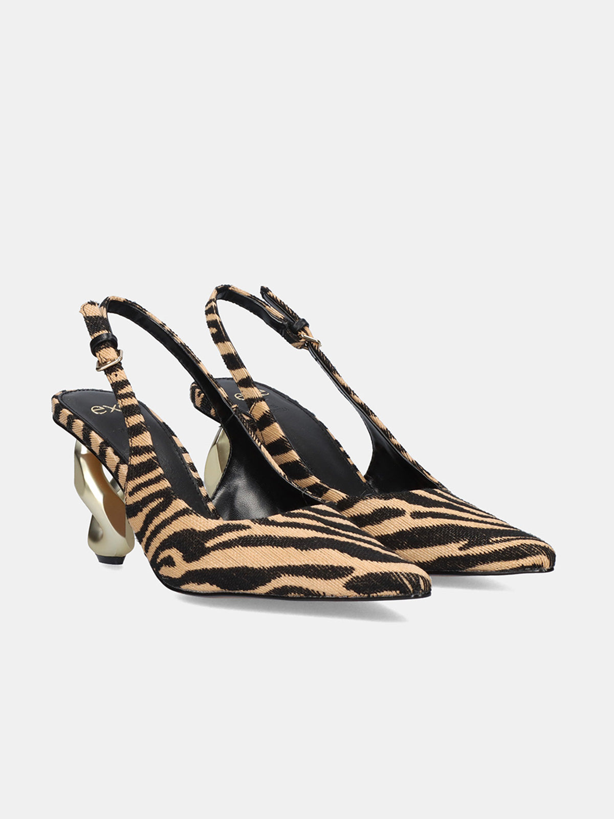 NATALIA-202 ZEBRA BEIGE BLACK