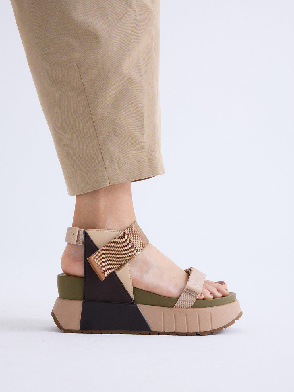 OLIVIA-921E PU BEIGE BRWN