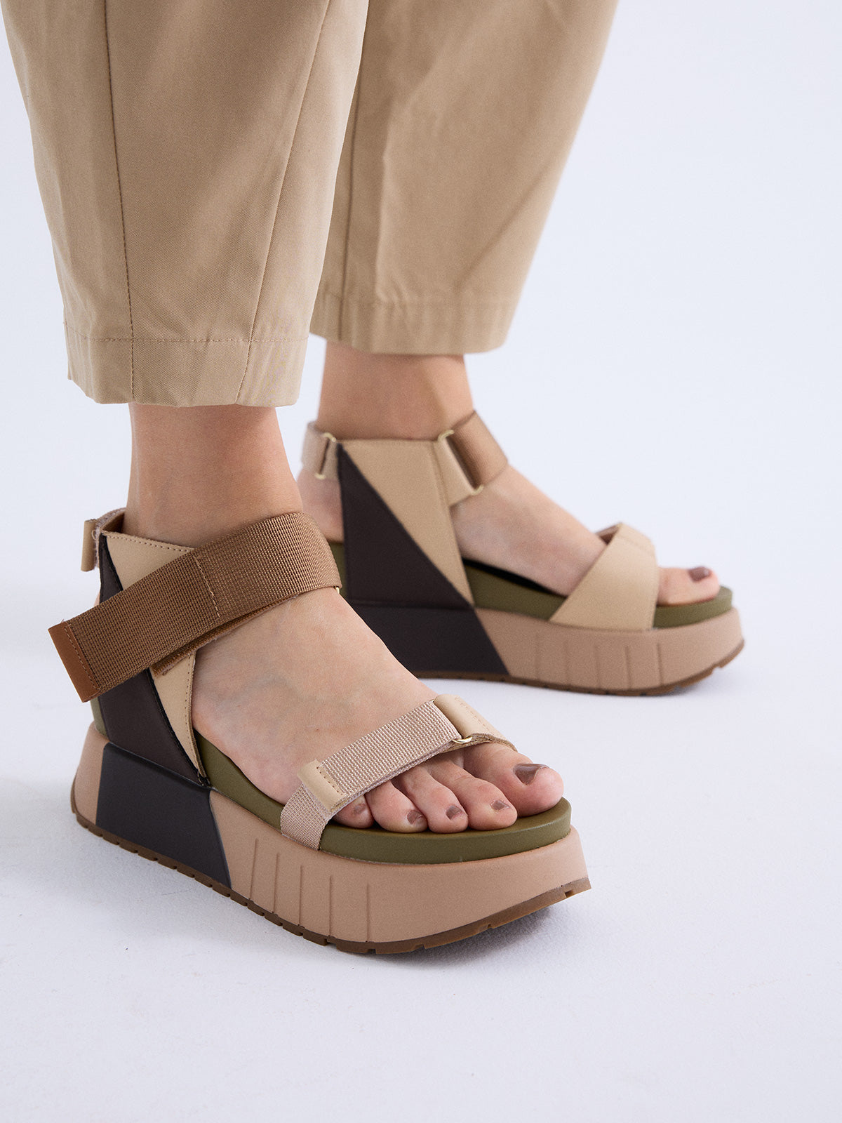 OLIVIA-921E PU BEIGE BRWN