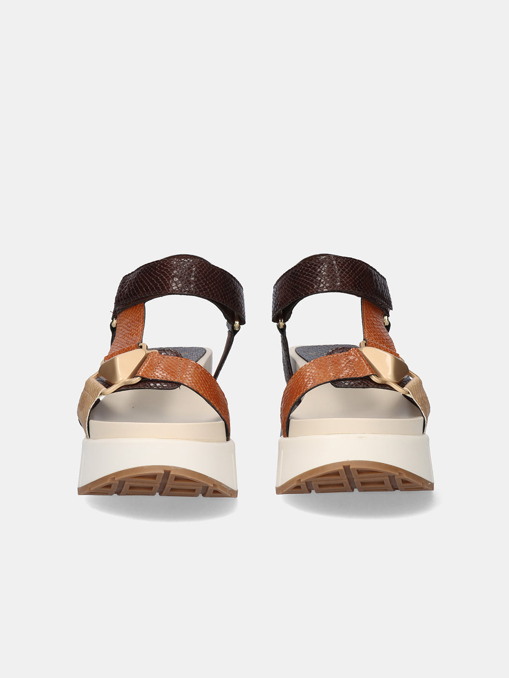 OLIVIA-934 SNAKE BROWN TAN