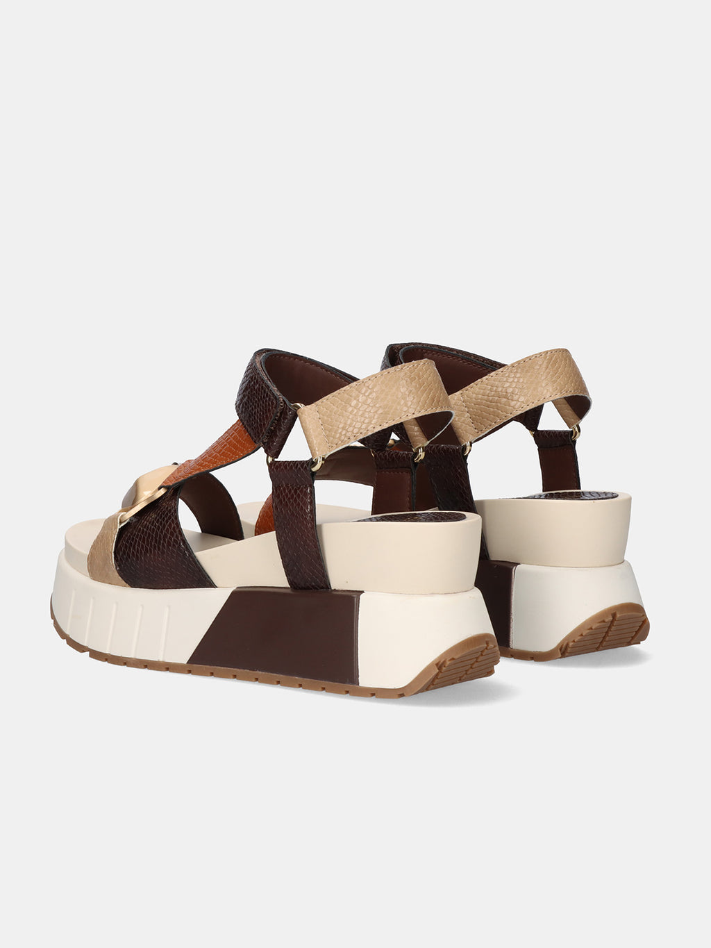 OLIVIA-934 SNAKE BROWN TAN