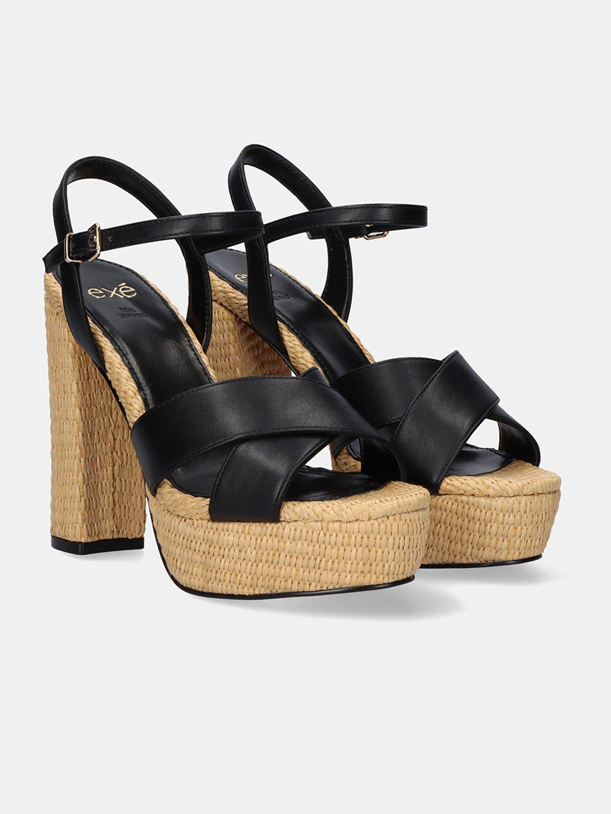 OPHELIA-662 RAFFIA BLACK