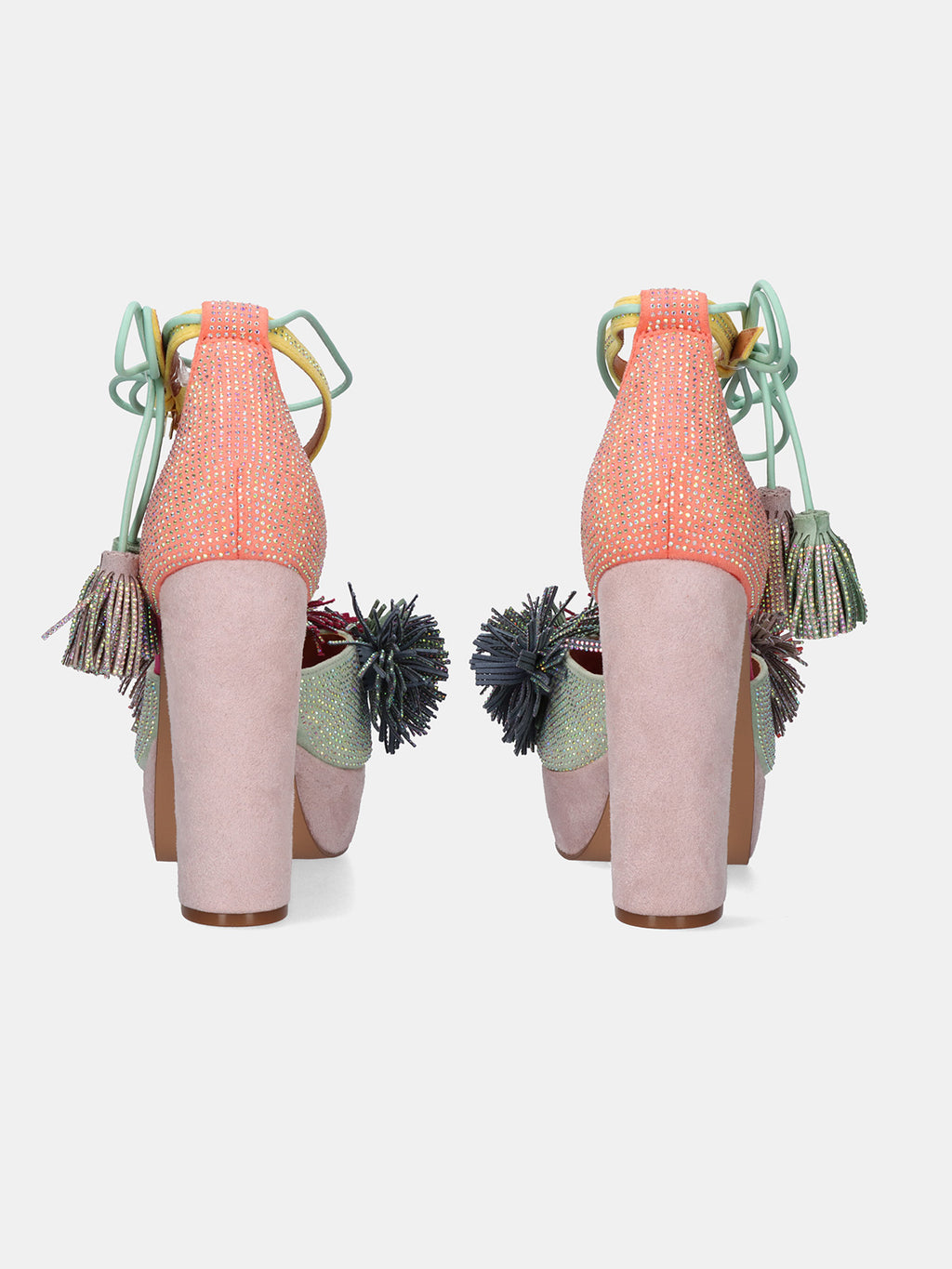 OPHELIA-925 FABRIC ORANGE GREEN