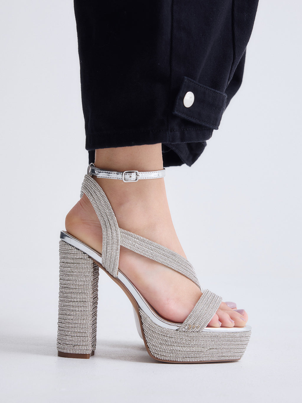 OPHELIA-936 STRASS SILVER