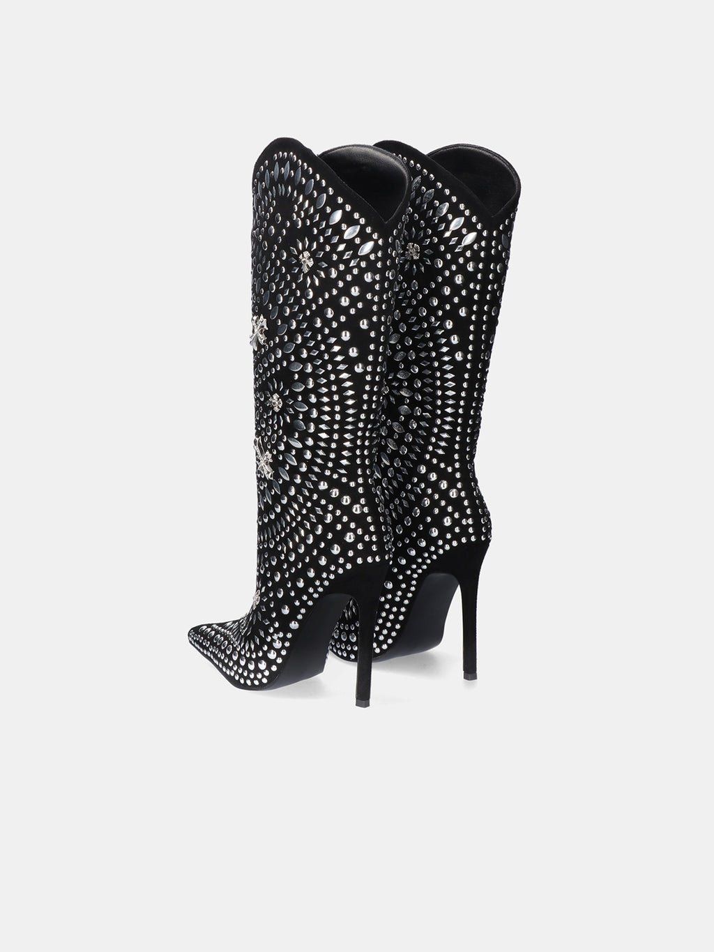 P1622-T925 FABRIC BLACK SILVER