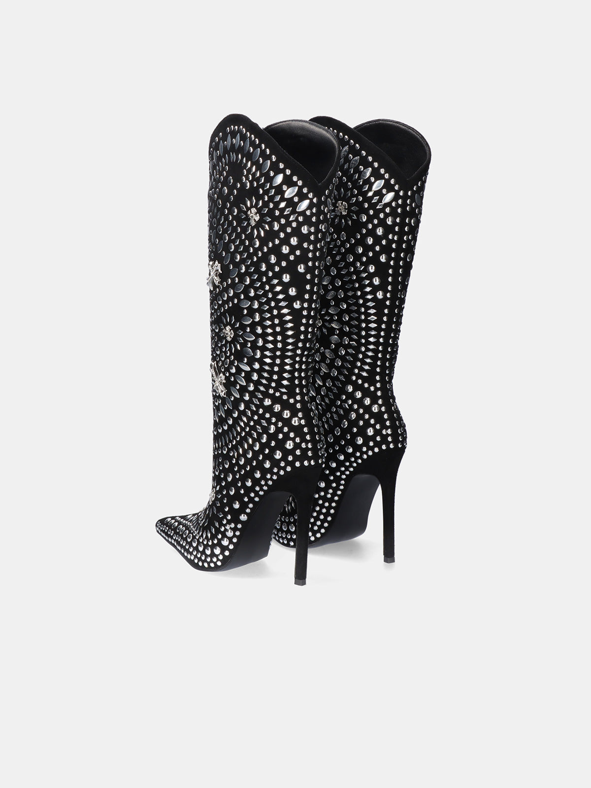 P1622-T925 FABRIC BLACK SILVER