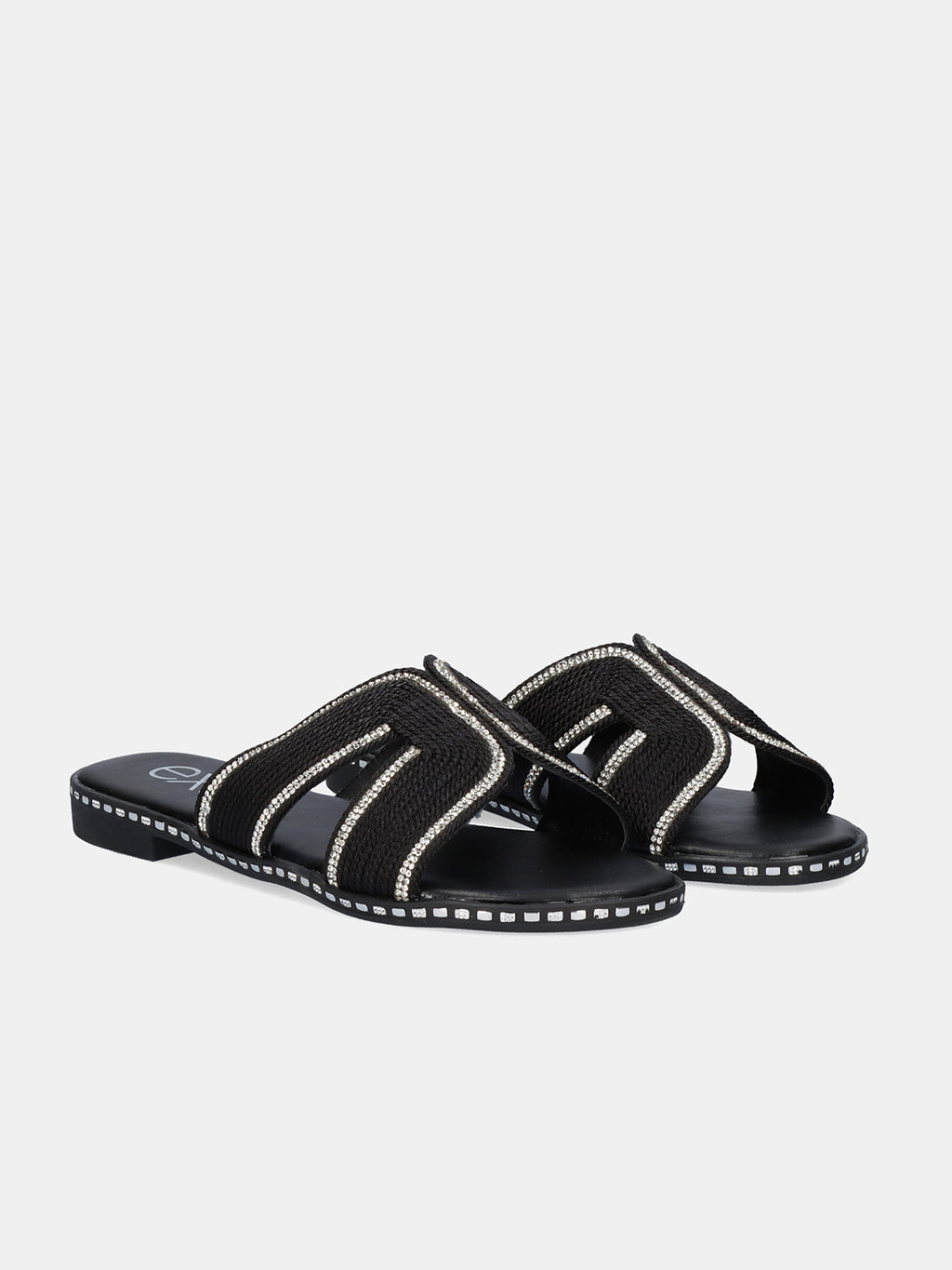 P3376-6 EMBROIDERY BLACK