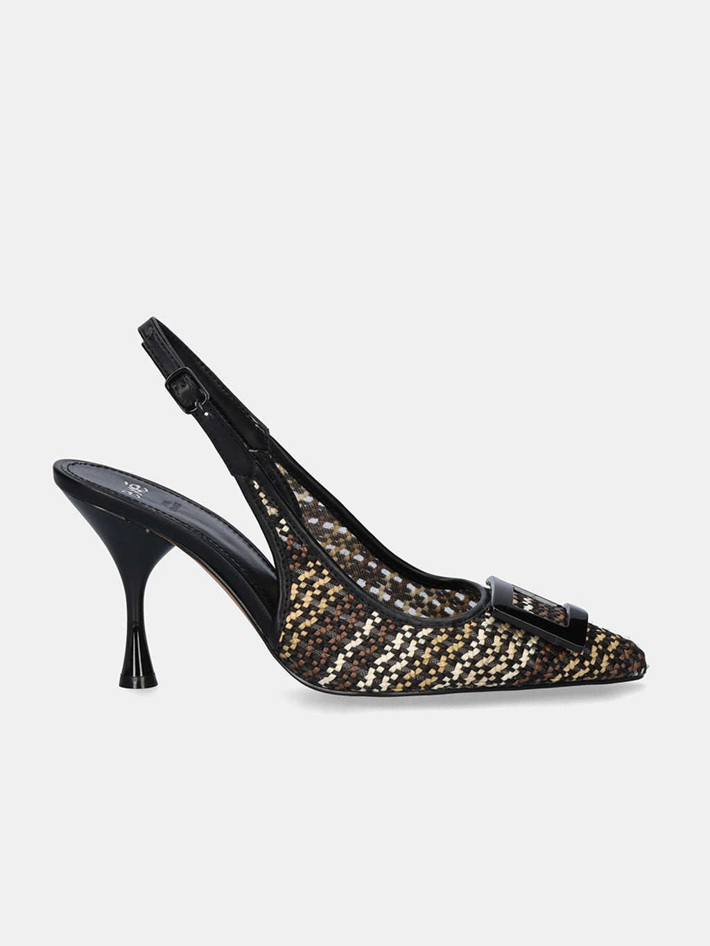 PARIS-716 KNIT BLACK BEIGE