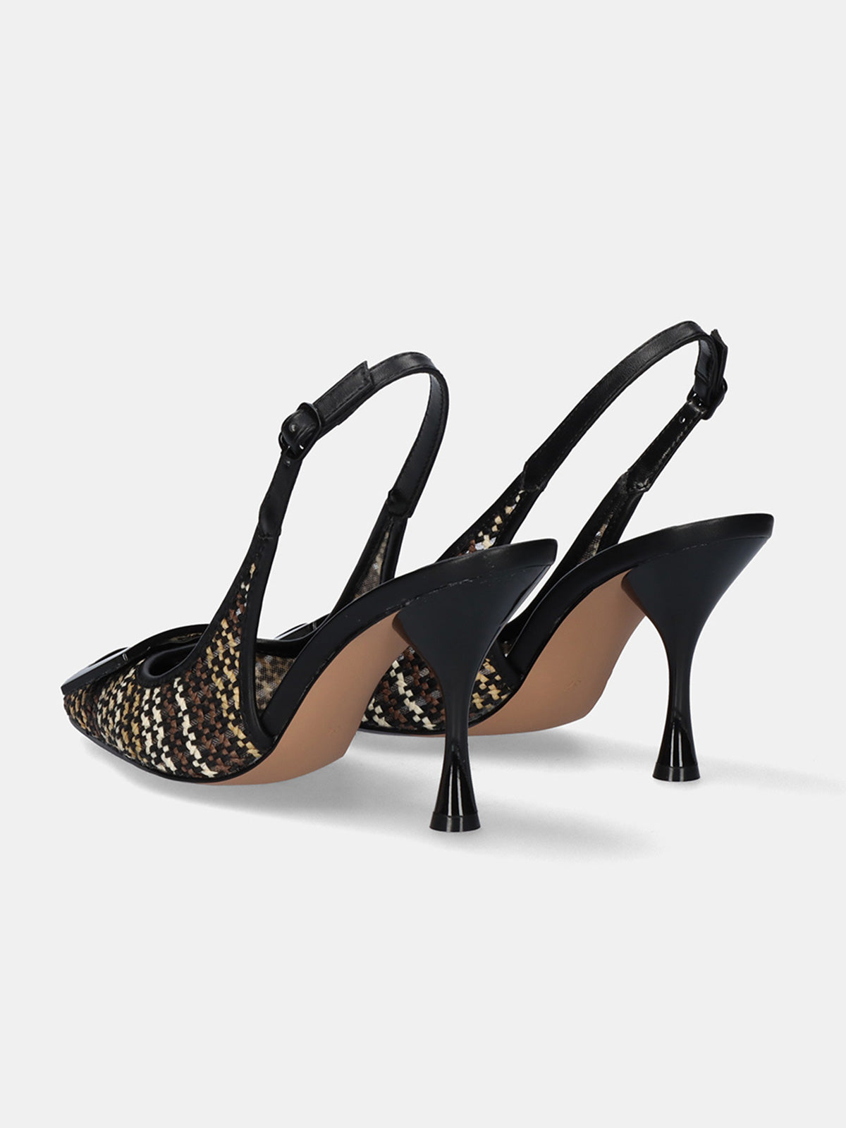 PARIS-716 KNIT BLACK BEIGE