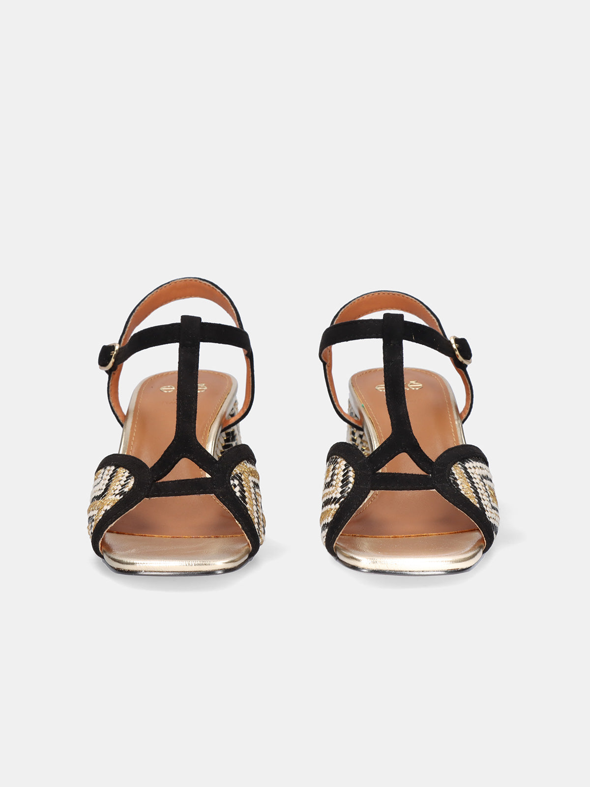 POLINA-405 FABRIC BLACK GOLD