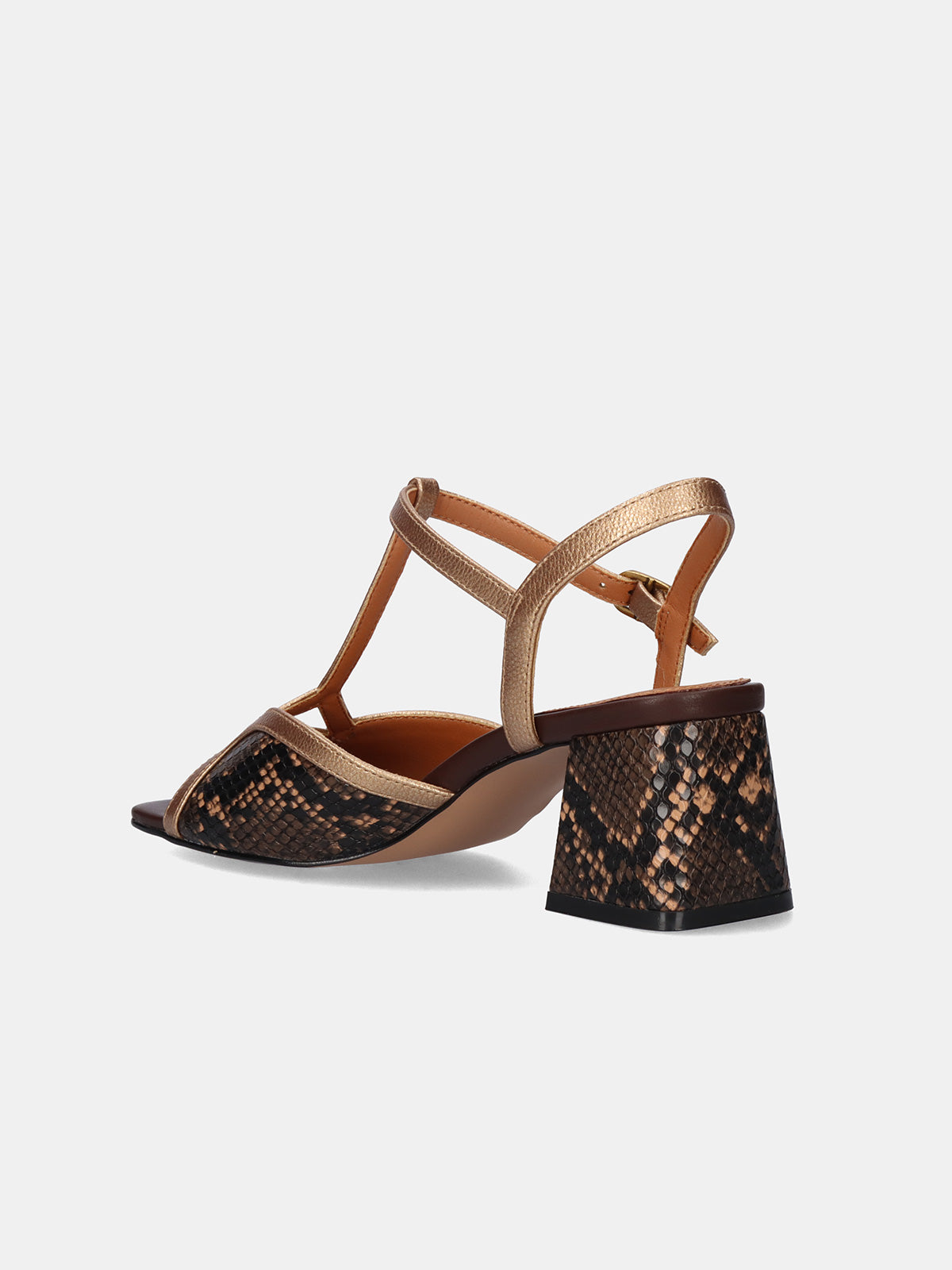 POLINA-405 SNAKE BRONZE