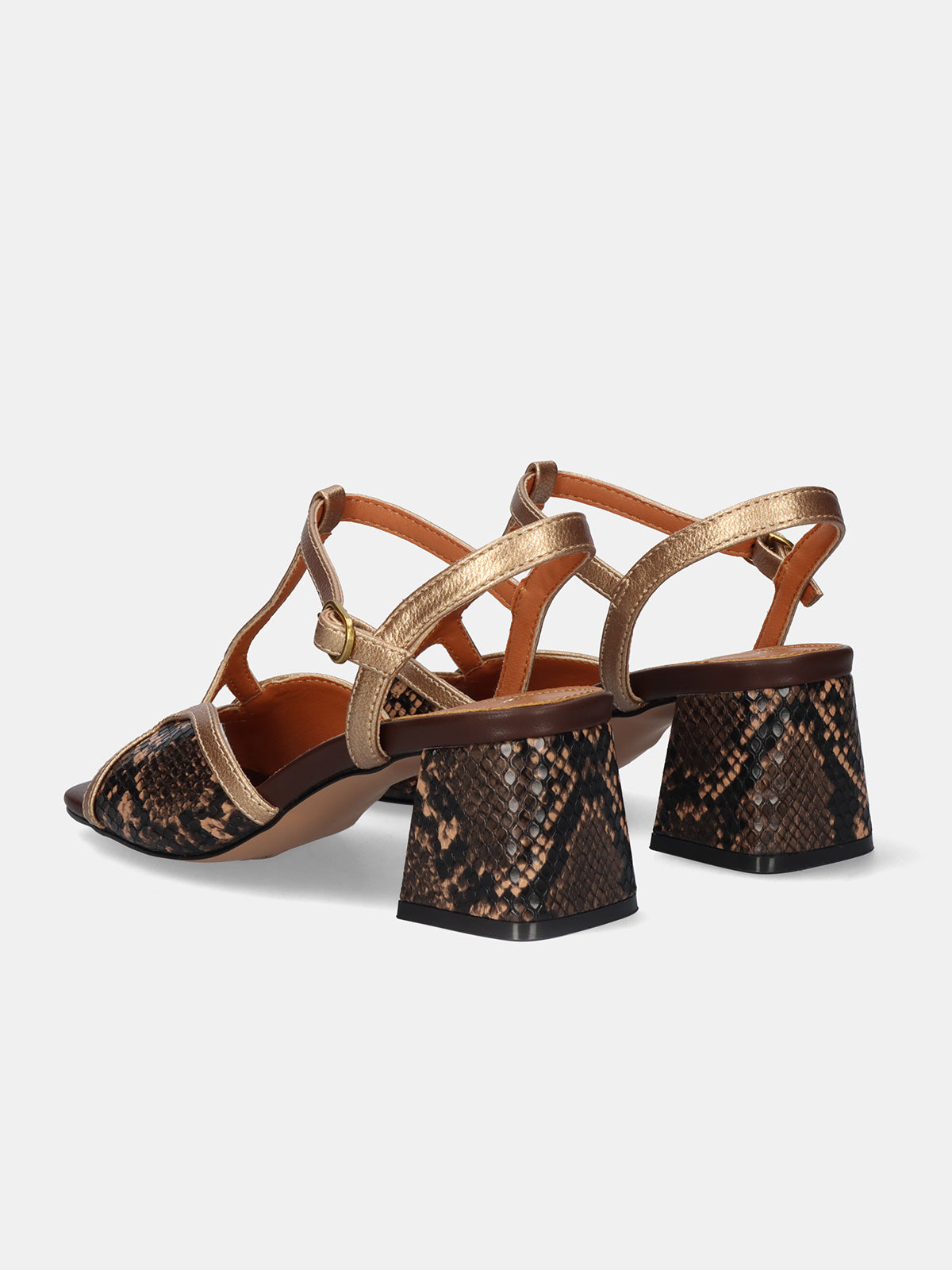 POLINA-405 SNAKE BRONZE