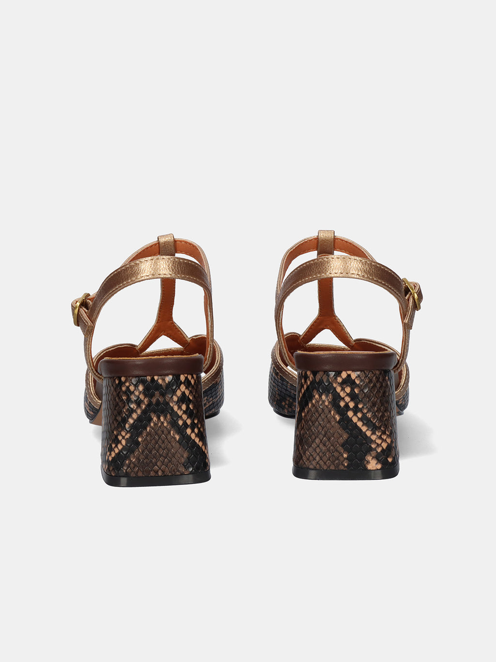 POLINA-405 SNAKE BRONZE
