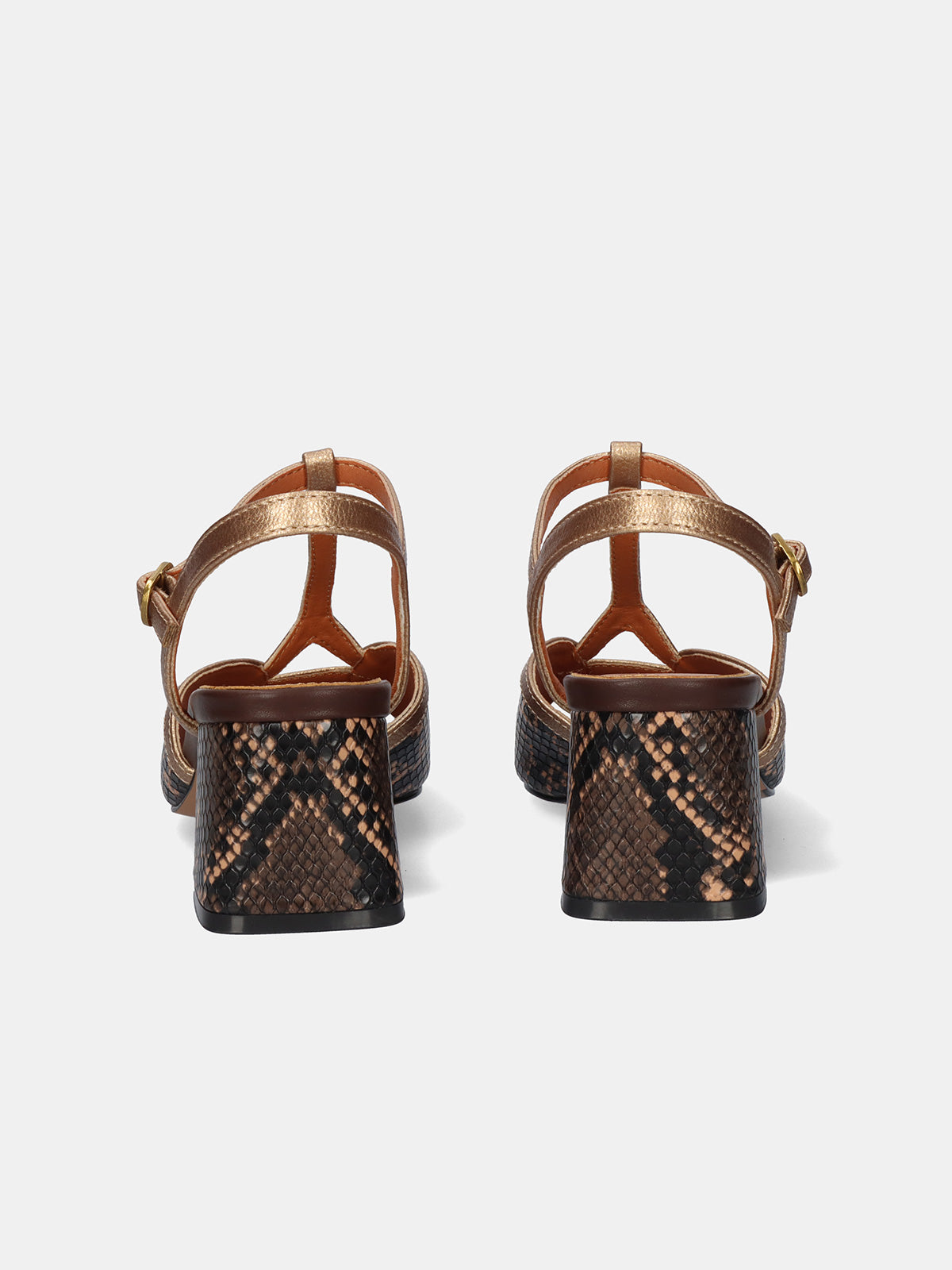 POLINA-405 SNAKE BRONZE