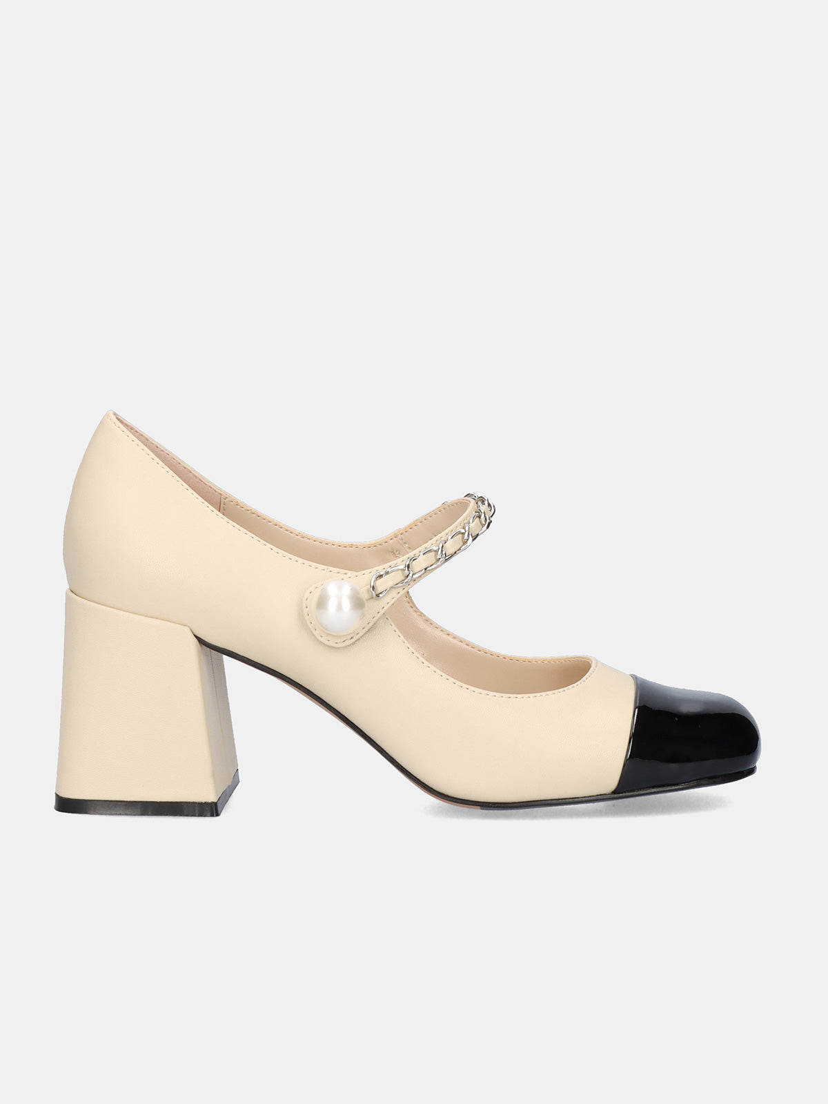 RIMINI-512 PU BEIGE BLACK