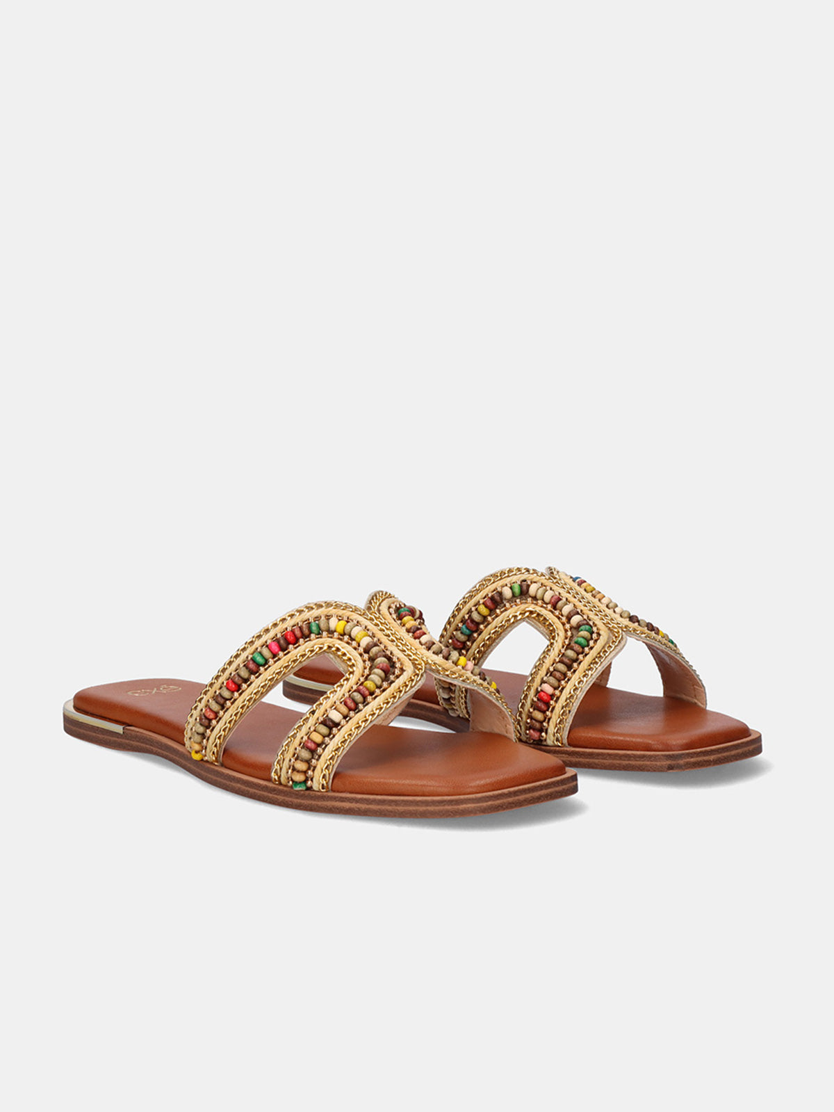 SABRINA-726 BEADS TAN