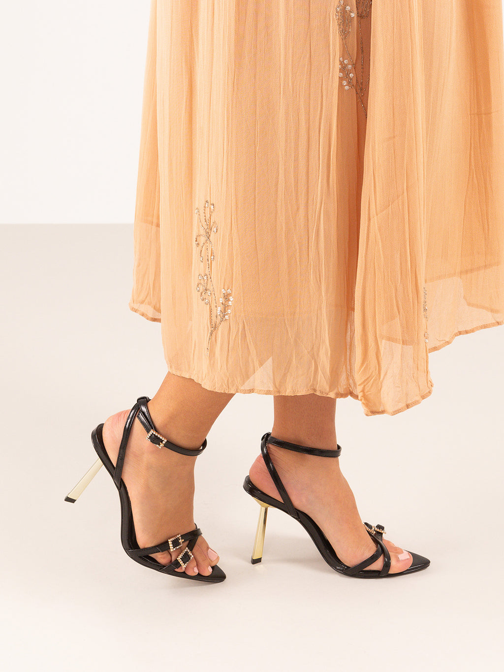 SANDY-551 PU BLACK-GOLD