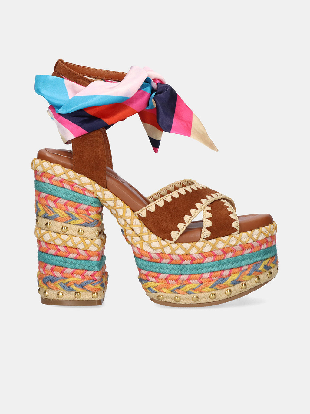 SIENA-448 ROPE TAN MULTICOLOR