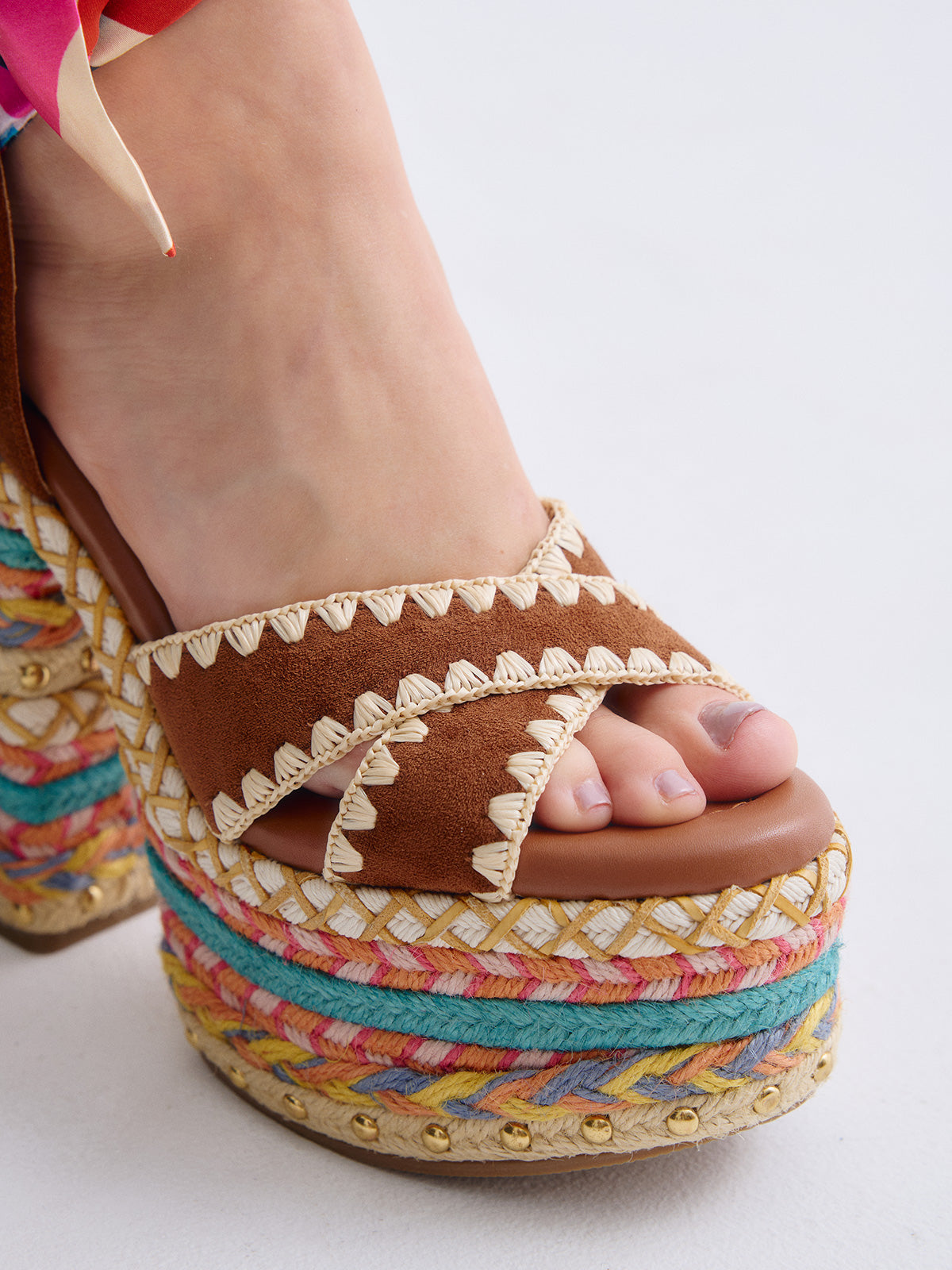 SIENA-448 ROPE TAN MULTICOLOR