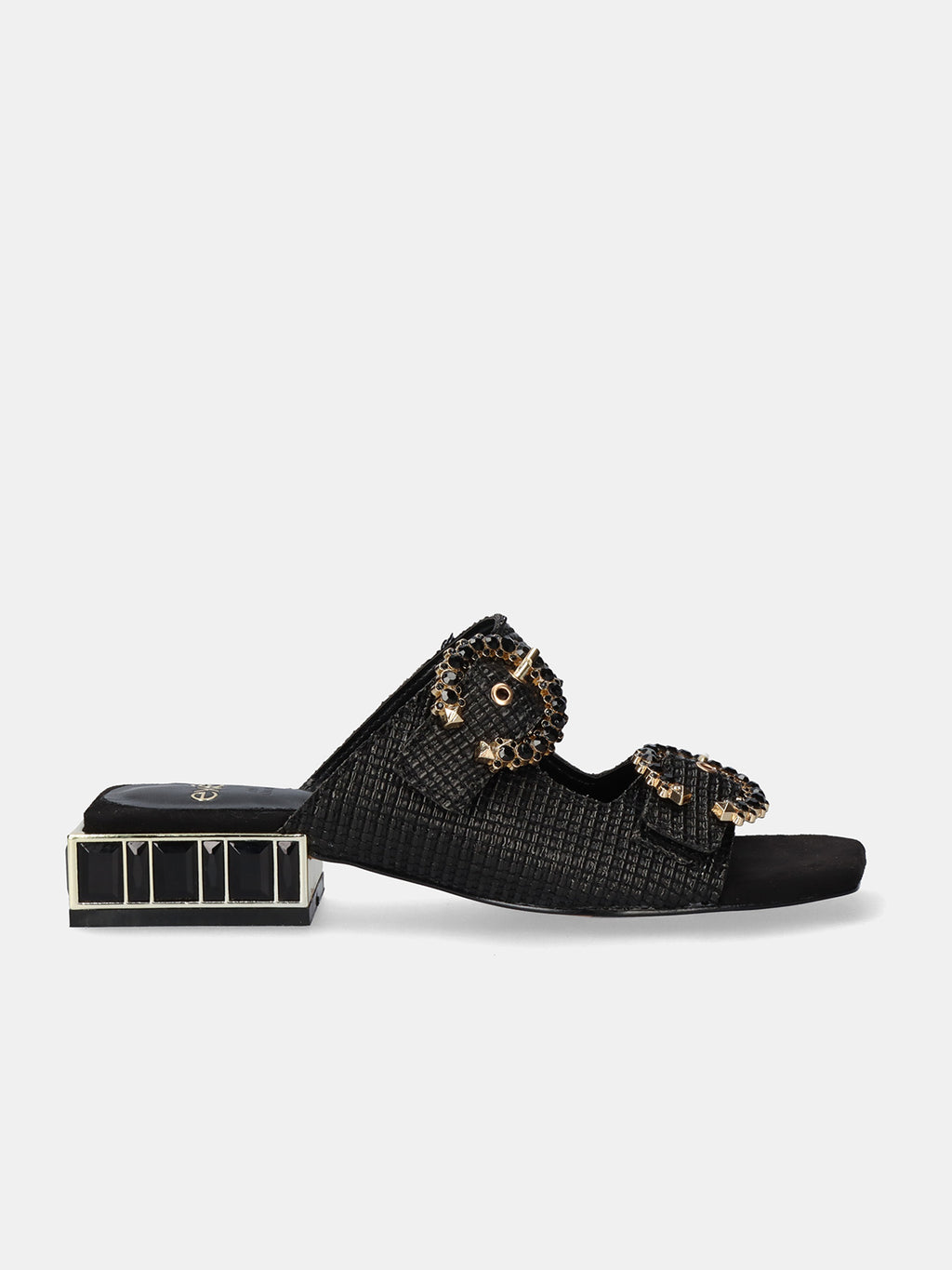 SUMMER-871 RAFFIA BLACK