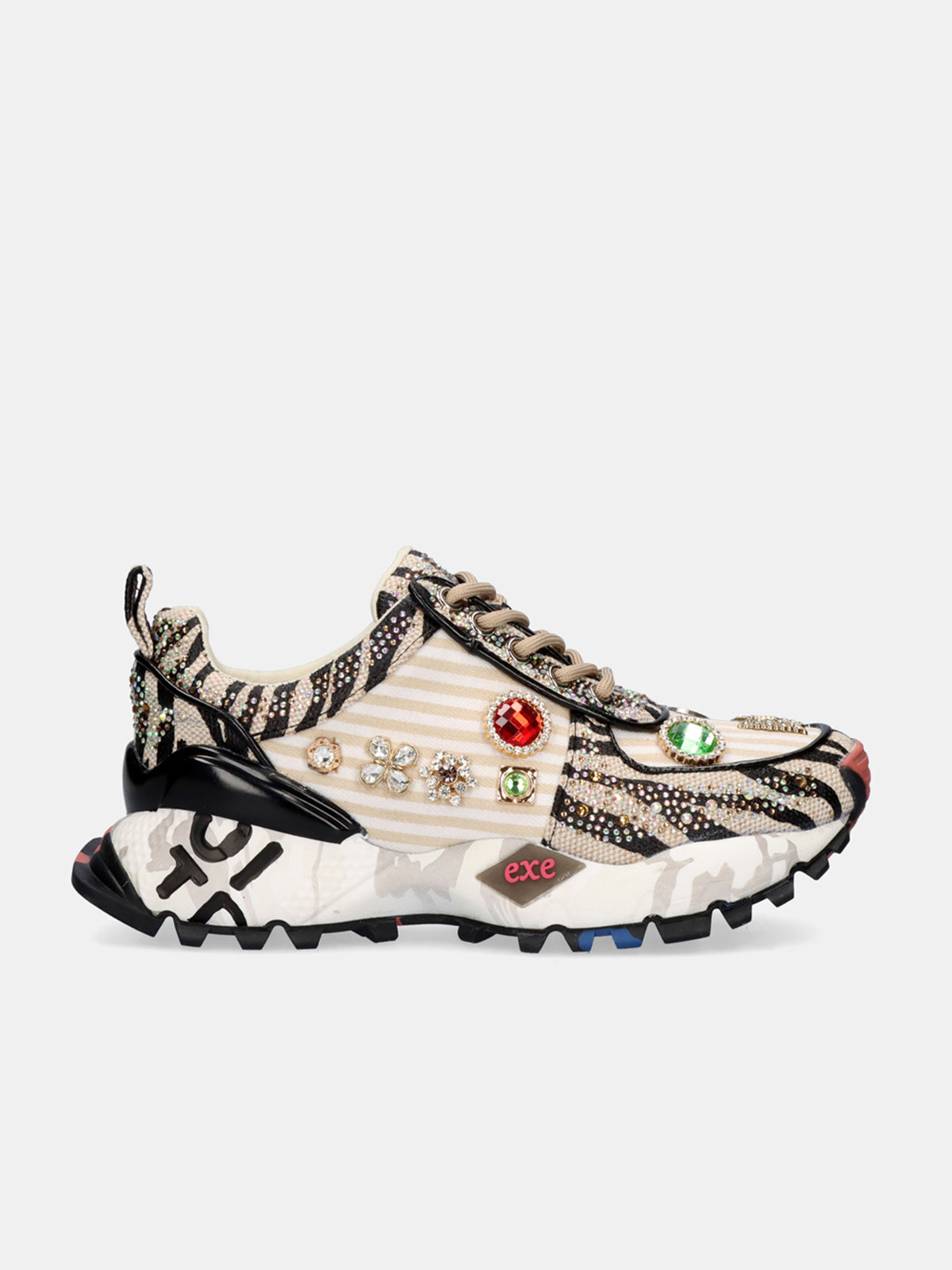 SY24-6 LEATHER BEIGE BLACK