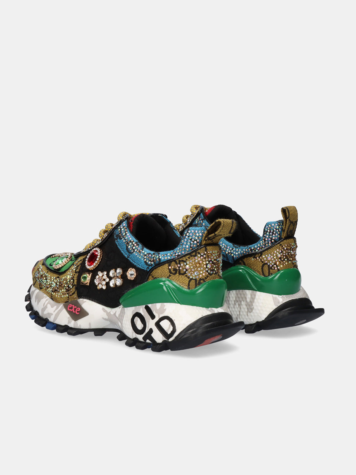 SY24-6 LEATHER GREEN BLACK