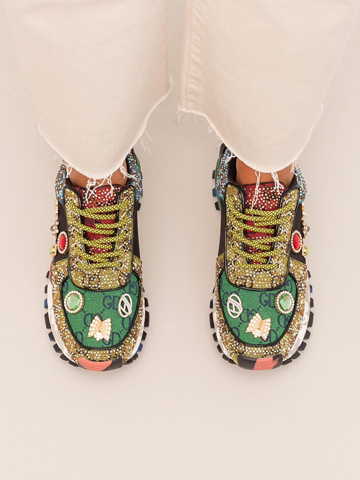 SY24-6 LEATHER GREEN BLK