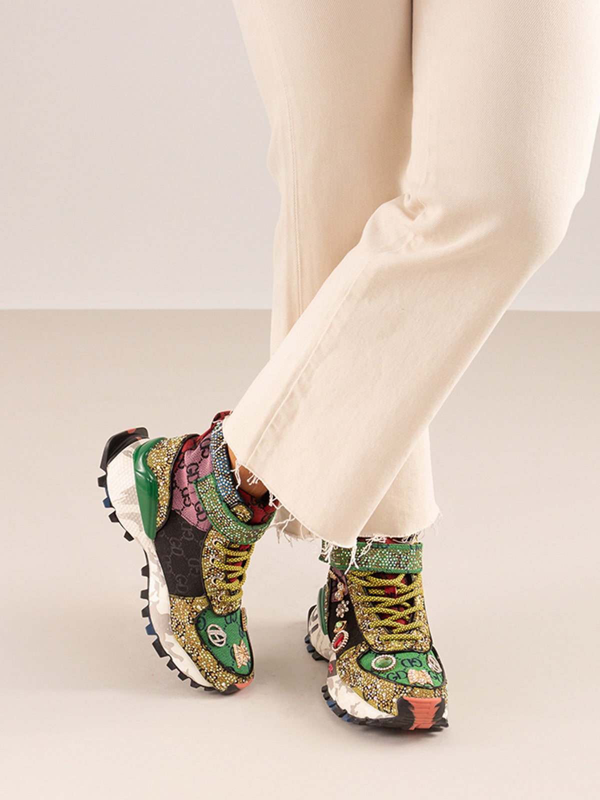 SY24-7 LEATHER GREEN BLACK