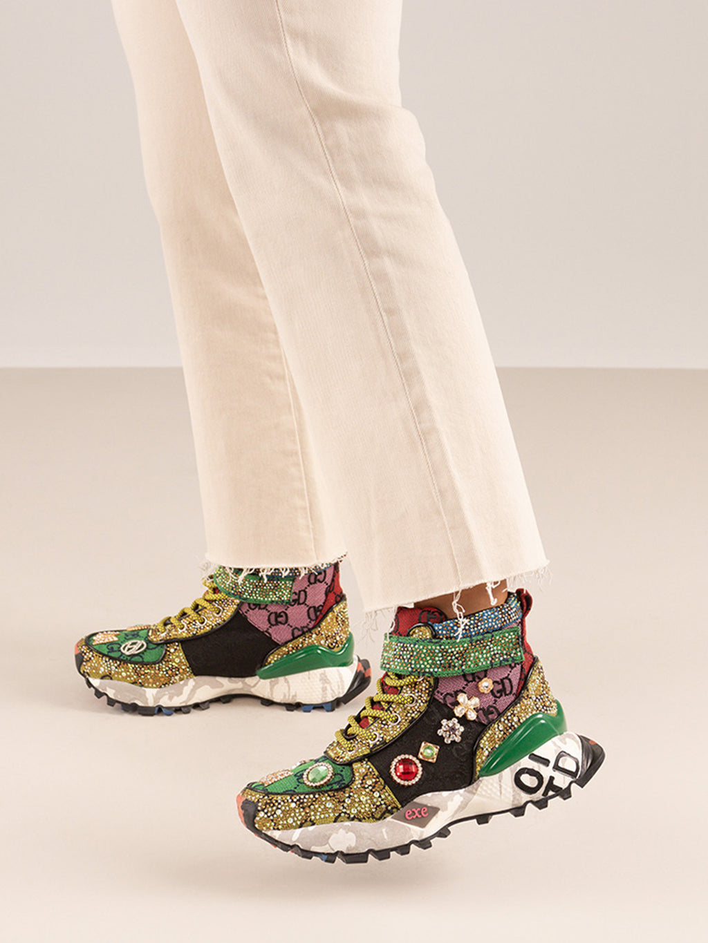 SY24-7 LEATHER GREEN BLACK