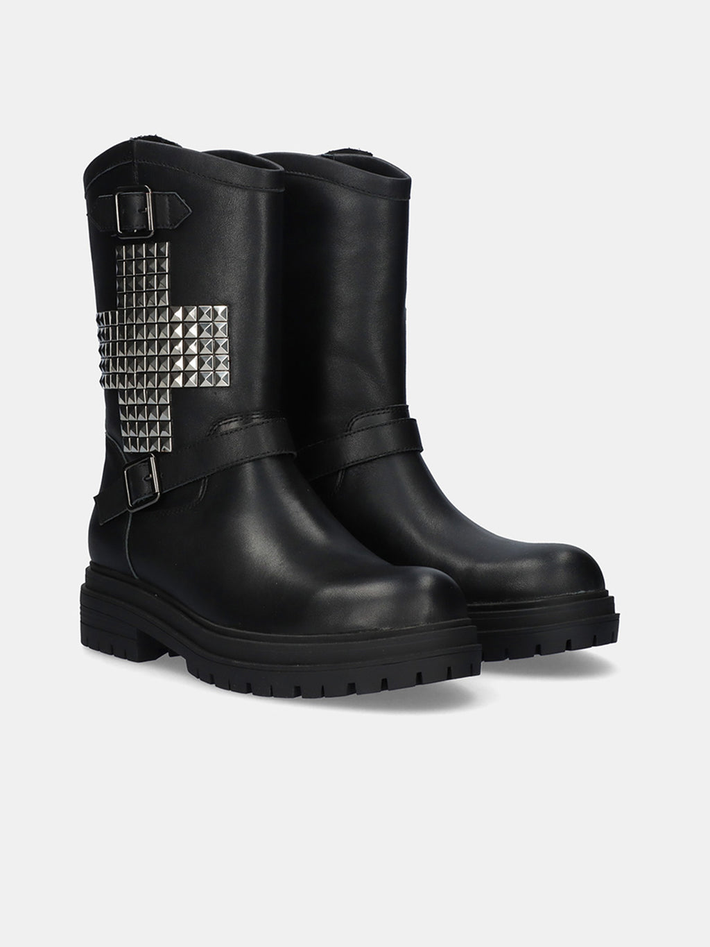 TONY-932 LEATHER BLACK